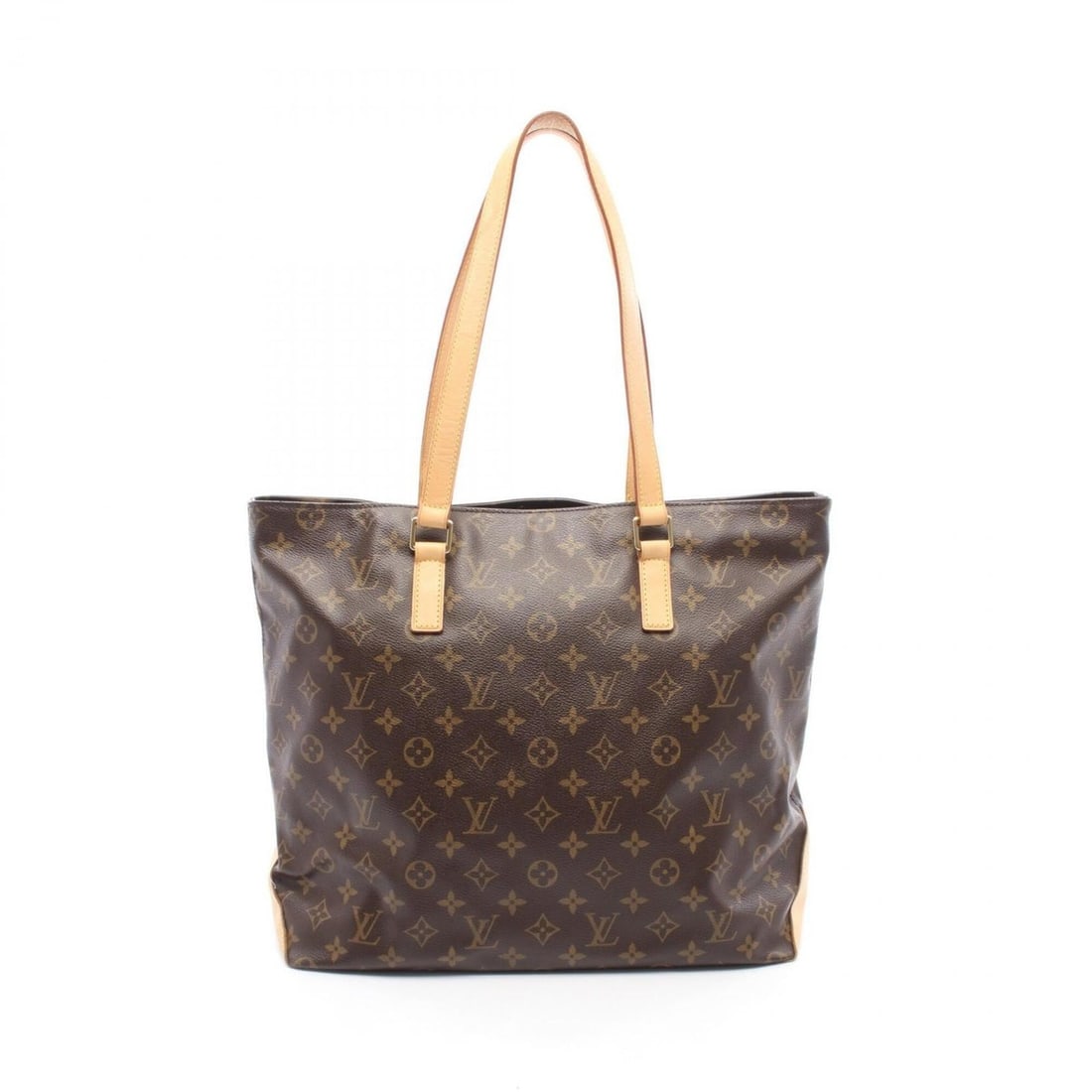 Louis Vuitton Cabas Mezzo Tote Bag Handbag, Coated Canvas and Leather, Monogram Pattern, Women's,: --- Catalog ---Category: SizeSize (HxWxD): 32cm x 35cm x 16cm / 12.59'' x 13.77'' x 6.29''Category: DesignType: Handbag, Tote bagColor: Brown, MonogramGender: WomenMaterial: Coated canvas , Leather Ca