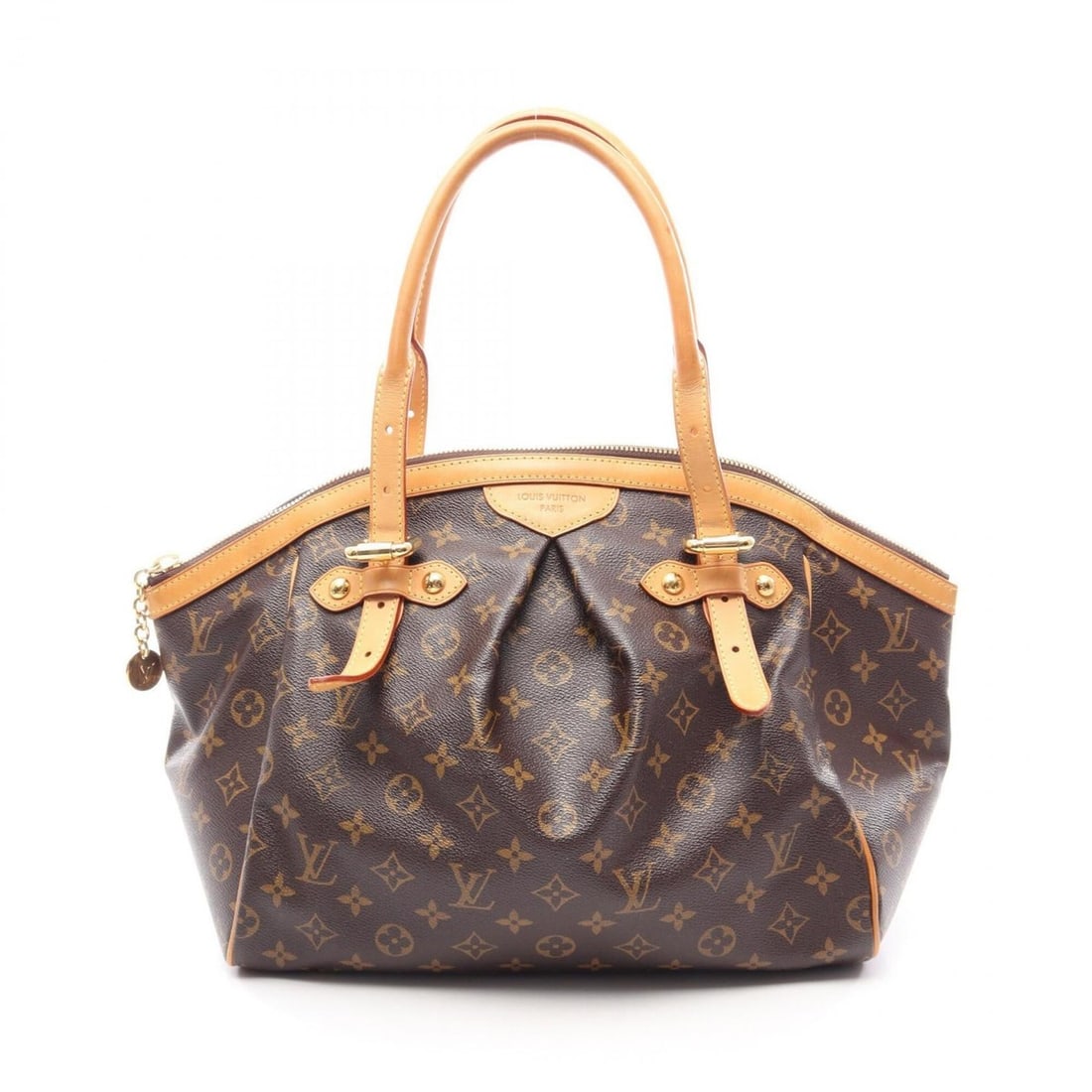 Louis Vuitton Tivoli GM Handbag, Coated Canvas and Leather, Monogram Pattern, Women's, Brown, M40144: --- Catalog ---Category: SizeSize (HxWxD): 27cm x 33cm x 19cm / 10.62'' x 12.99'' x 7.48''Category: DesignType: HandbagColor: Brown, MonogramGender: WomenMaterial: Coated canvas , Leather , Monogram C