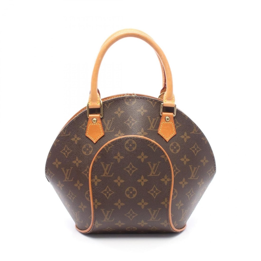Louis Vuitton Ellipse PM Handbag, Coated Canvas and Leather, Monogram Pattern, Women's, Brown,: --- Catalog ---Category: SizeSize (HxWxD): 26cm x 21cm x 13cm / 10.23'' x 8.26'' x 5.11''Category: DesignType: HandbagColor: Brown, MonogramGender: WomenMaterial: Coated canvas , Leather Category: Gen