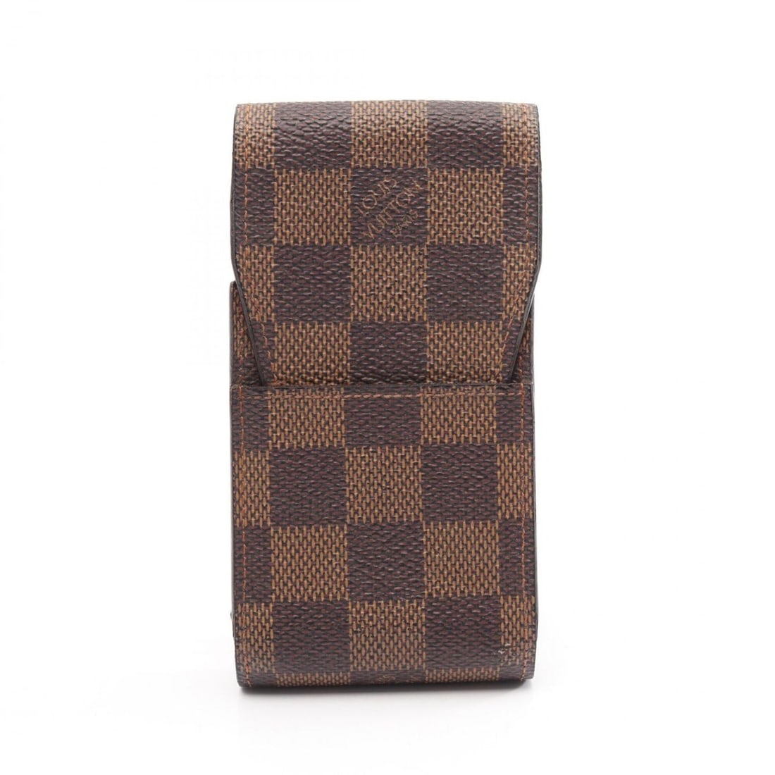 Louis Vuitton Etui Cigarette Bag, Damier Ebene Leather, Brown, Men's/Women's, N63024: --- Catalog ---Category: SizeSize (HxWxD): 12cm x 6.5cm / 4.72'' x 2.55''Category: DesignType: PouchColor: BrownGender: Men,WomenMaterial: Leather , PVC Category: GeneralMPN: N63024Brand: Louis Vuitto