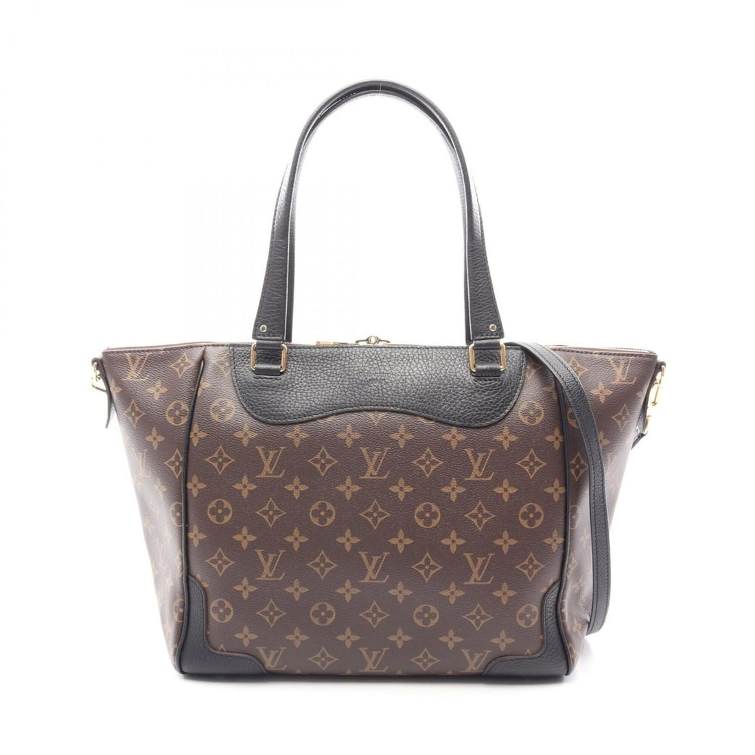 Louis Vuitton Estrella Monogram 2-Way Tote Bag/Handbag, Coated Canvas and Leather, Women's,: --- Catalog ---Category: SizeSize (HxWxD): 28cm x 31cm x 13cm / 11.02'' x 12.2'' x 5.11''Category: DesignType: Handbag, Tote bagColor: Black, Brown, MonogramGender: WomenMaterial: Monogram Category: G