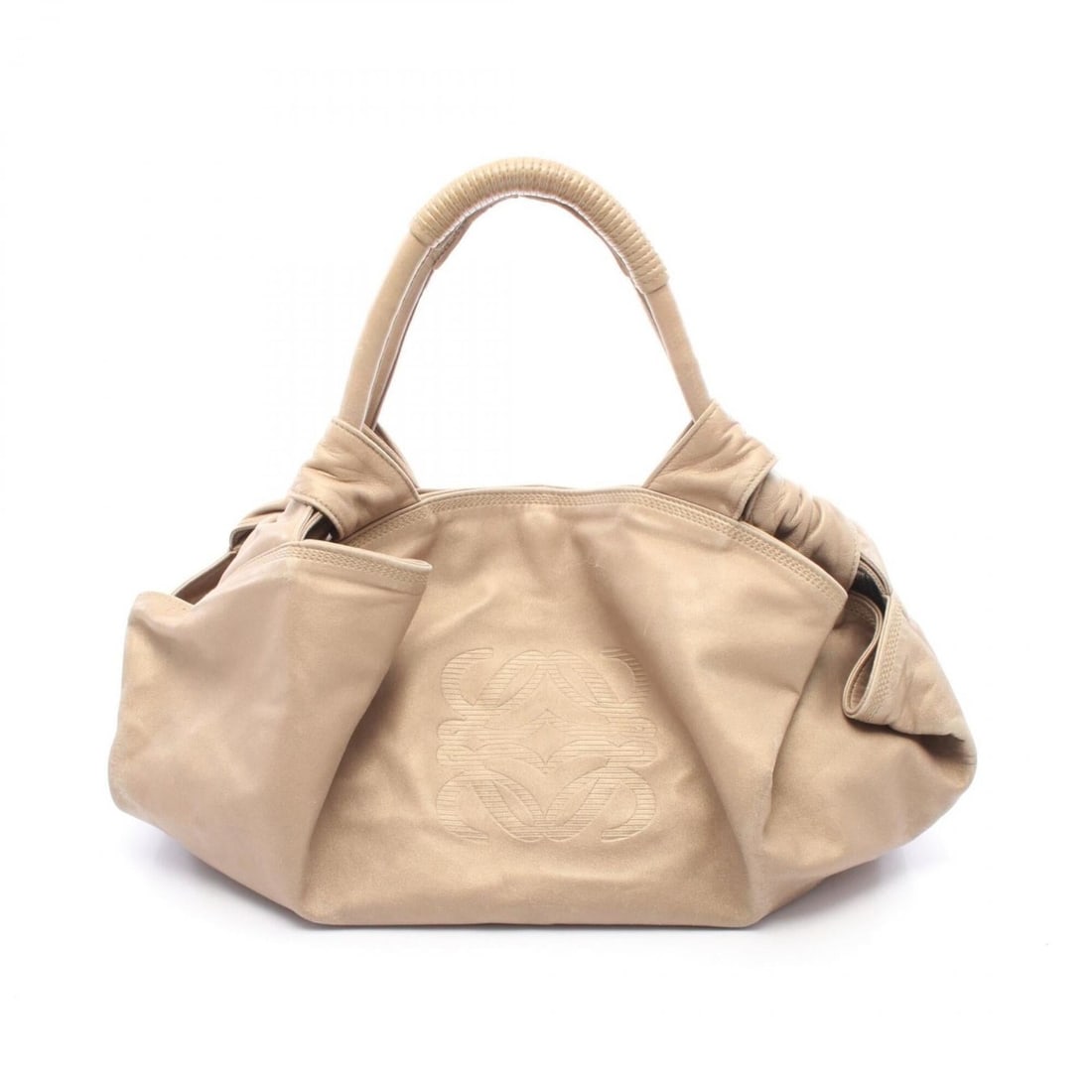 Loewe Nappa Aire Handbag, Leather, Women's, Gold Tone: --- Catalog ---Category: SizeSize (HxWxD): 24cm x 54cm x 19cm / 9.44'' x 21.25'' x 7.48''Category: DesignType: HandbagColor: GoldGender: WomenMaterial: Leather Category: GeneralBrand: Loewe--- Item Li