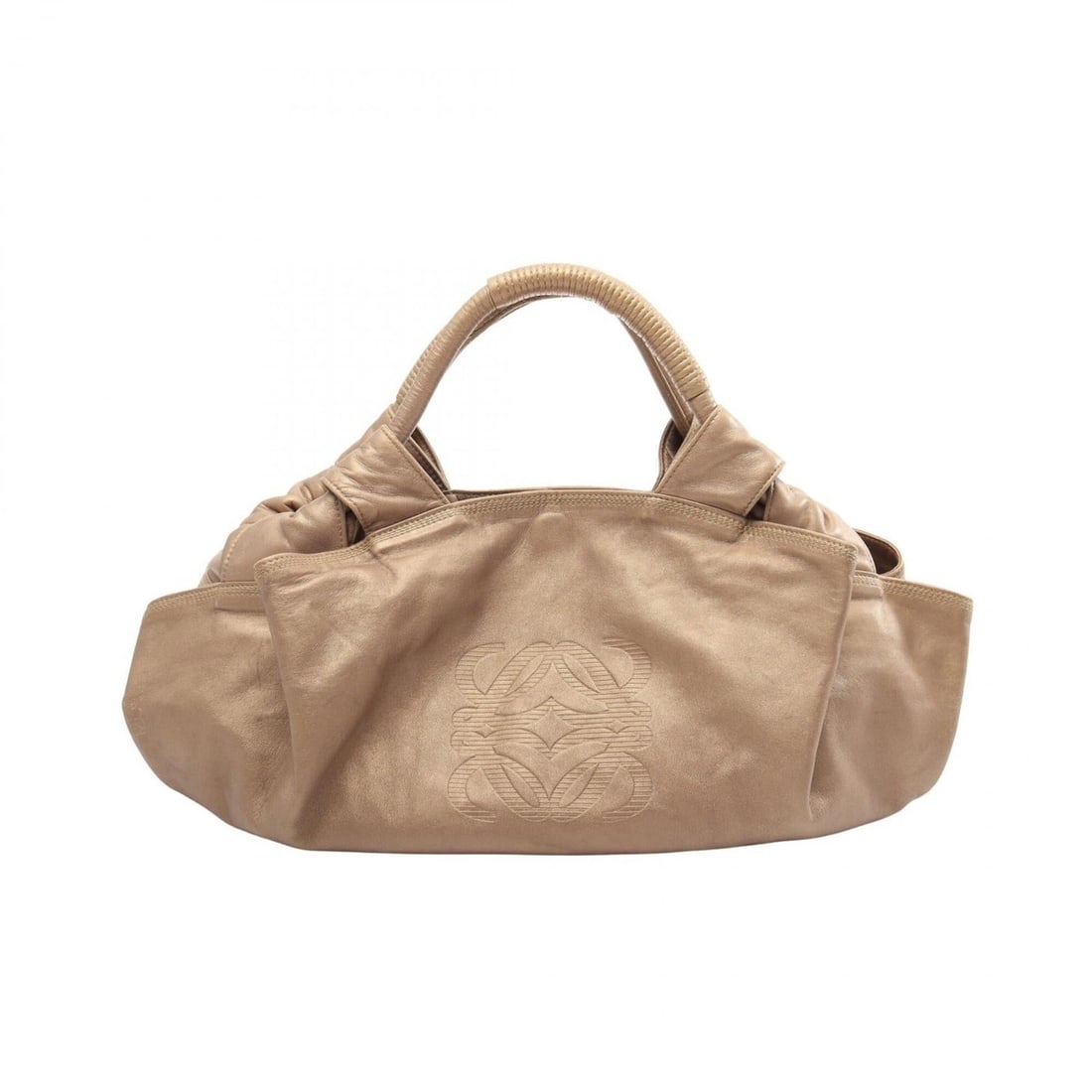 Loewe Nappa Aire Handbag, Leather, Women's, Gold Tone: --- Catalog ---Category: SizeSize (HxWxD): 26cm x 55cm x 16cm / 10.23'' x 21.65'' x 6.29''Category: DesignType: HandbagColor: GoldGender: WomenMaterial: Leather Category: GeneralBrand: Loewe--- Item L