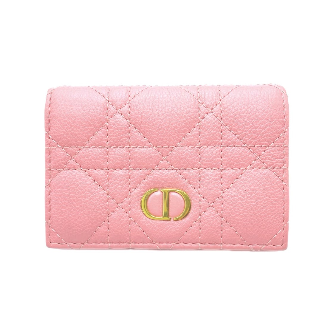 Christian Dior Cannage Calfskin Caro Glycine Wallet S5132UWHC Business Card Holder/Card Case Pink: --- Catalog ---Category: DesignType: Business card caseColor: PinkGender: WomenMaterial: Leather Leather/Fur Type: Calfskin, LambskinCategory: GeneralBrand: Christian DiorCategory: Physical Properties