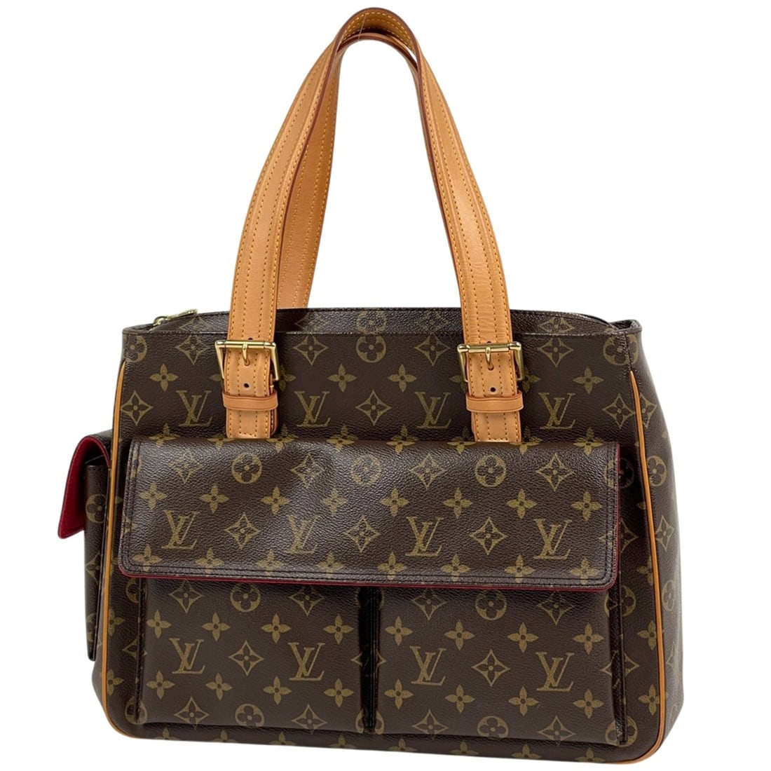 Louis Vuitton Multipli Cité Handbag/Shoulder Bag/Tote Bag, Monogram Brown, M51162, Women's: --- Catalog ---Category: SizeSize (HxWxD): 27cm x 36cm x 11.5cm / 10.62'' x 14.17'' x 4.52''Category: DesignType: Handbag, Tote bagColor: BrownGender: WomenMaterial: Monogram Category: GeneralBrand: L