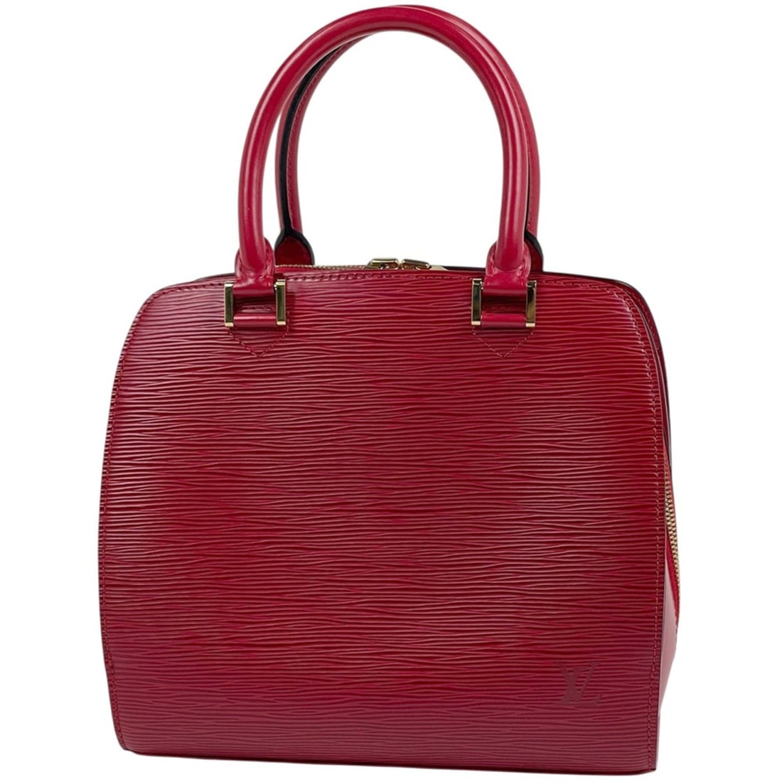 Louis Vuitton Pont Neuf Handbag, Epi Leather, Castilian Red, M52057, Women's: --- Catalog ---Category: SizeSize (HxWxD): 22cm x 24.5cm x 11cm / 8.66'' x 9.64'' x 4.33''Category: DesignType: HandbagColor: Castilian redGender: WomenMaterial: Epi leather Category: GeneralBrand: Lo