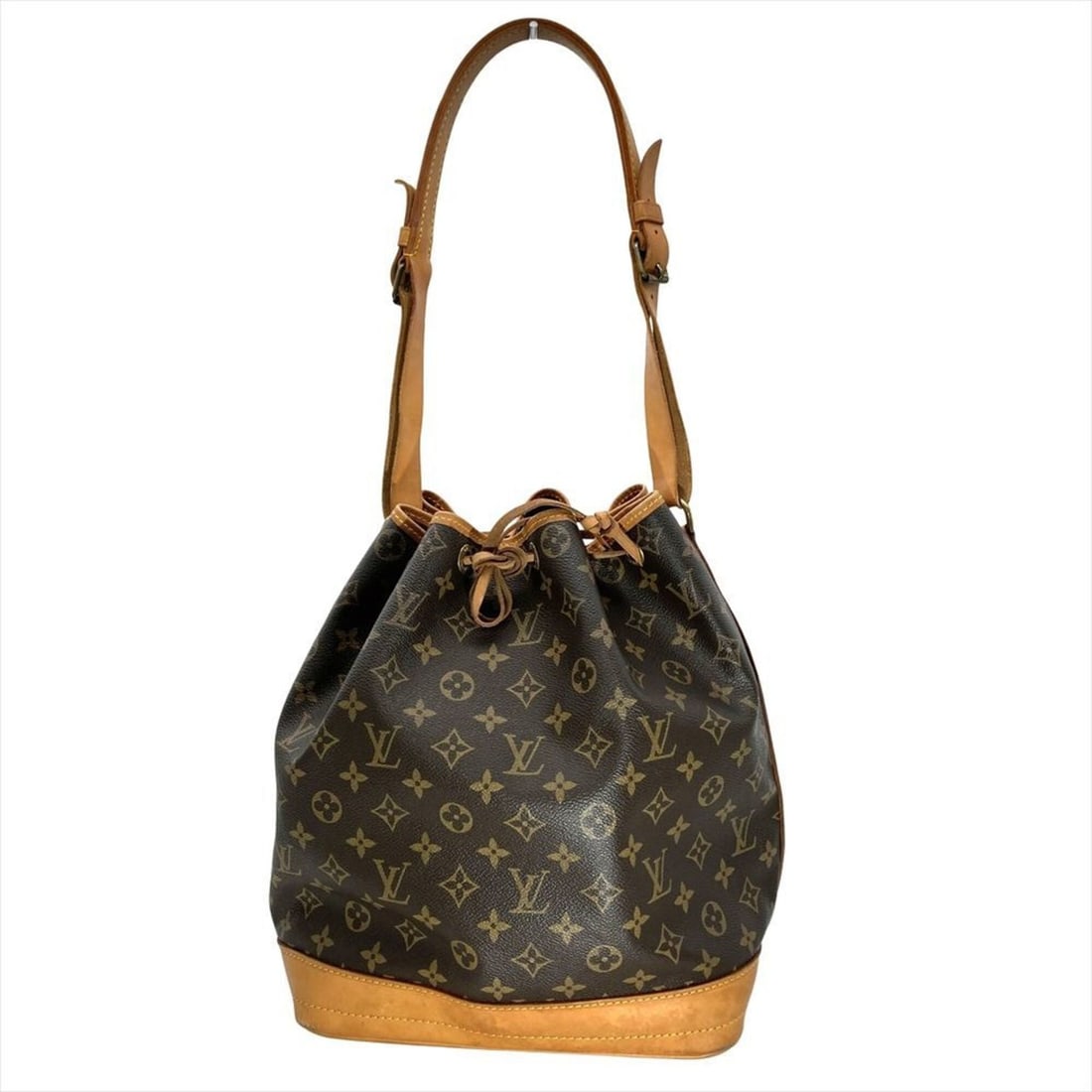 Louis Vuitton Noe Shoulder Bag, Monogram Canvas, M42224, Brown, Gold Hardware, MI871, Men's/Women's: --- Catalog ---Category: SizeSize (HxWxD): 33cm x 39cm x 18.5cm / 12.99'' x 15.35'' x 7.28''Category: DesignType: Shoulder bagColor: BrownGender: Men,WomenMaterial: Monogram , Canvas Category: General