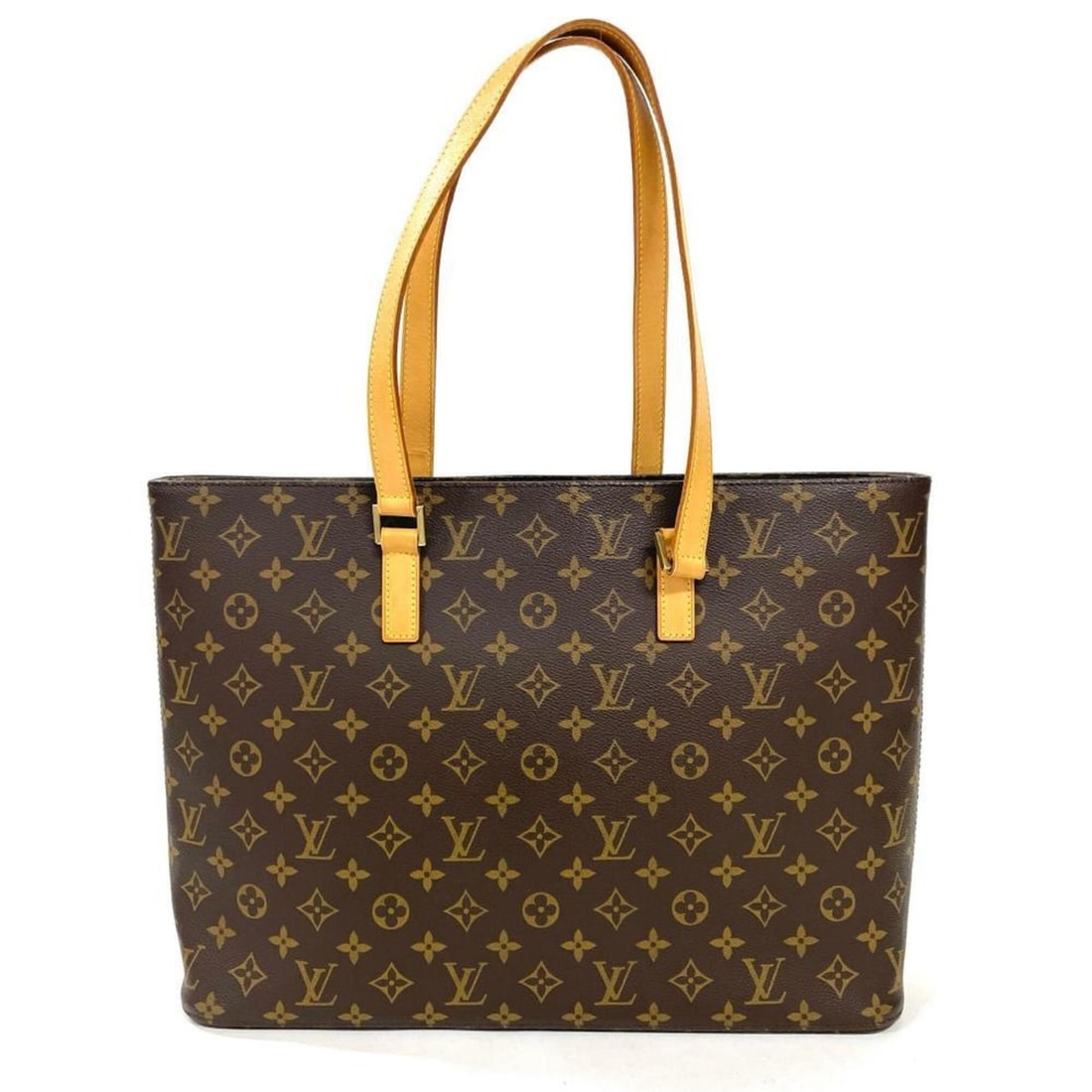 Louis Vuitton Luco Tote Bag, Monogram Canvas, M51155, Brown: --- Catalog ---Category: SizeSize (HxWxD): 30.5cm x 40.5cm x 10.5cm / 12'' x 15.94'' x 4.13''Category: DesignType: Tote bagColor: BrownGender: Women,MenMaterial: Monogram , Canvas Category: GeneralMPN