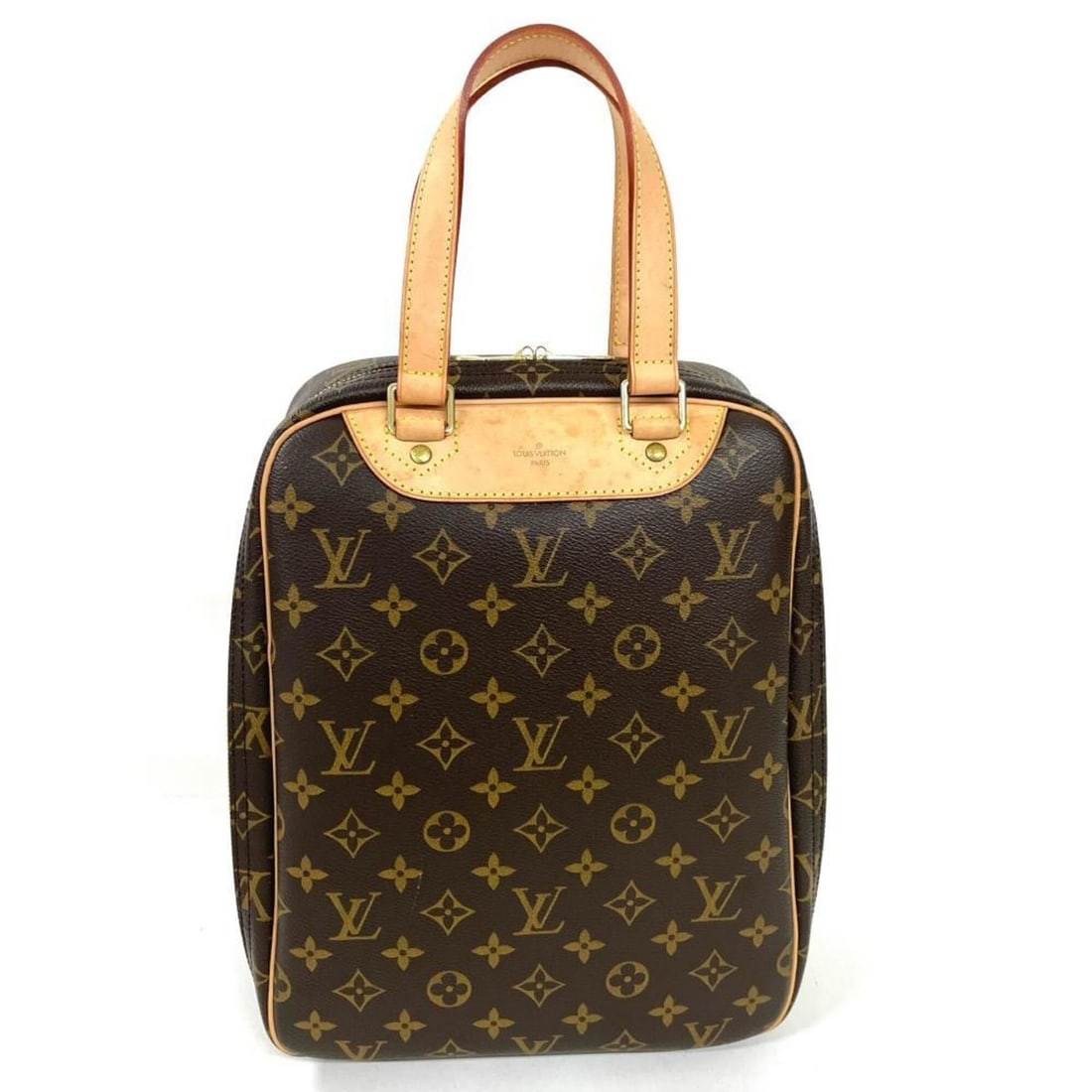 Louis Vuitton Excursion handbag, Monogram canvas, M41450, brown: --- Catalog ---Category: SizeSize (HxWxD): 32cm x 25cm x 11cm / 12.59'' x 9.84'' x 4.33''Category: DesignType: HandbagColor: BrownGender: Women,MenMaterial: Monogram , Canvas Category: GeneralMPN: M41