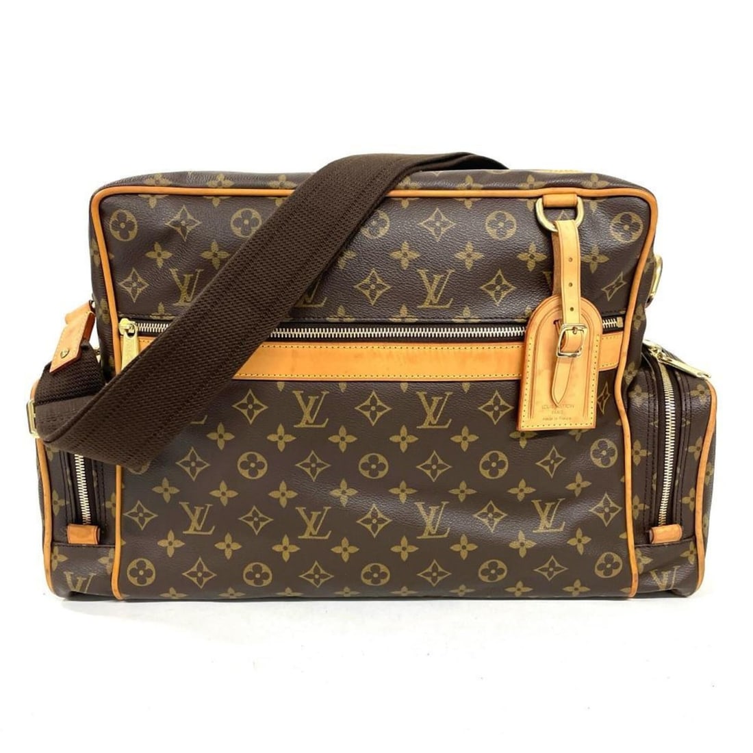Louis Vuitton Sac Squash Shoulder Bag, Monogram Canvas, M92967, Brown: --- Catalog ---Category: SizeSize (HxWxD): 30cm x 45.5cm x 13cm / 11.81'' x 17.91'' x 5.11''Category: DesignType: Shoulder bagColor: BrownGender: Women,MenMaterial: Monogram , Canvas Category: General