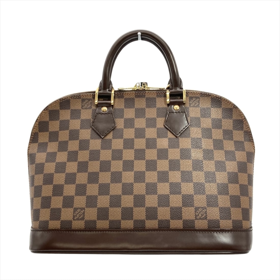 Louis Vuitton Alma PM Handbag, Damier Ebene, N51131, Brown with Gold Hardware, FL1014: --- Catalog ---Category: SizeSize (HxWxD): 24cm x 30.5cm x 16cm / 9.44'' x 12'' x 6.29''Category: DesignType: HandbagColor: BrownGender: Women,MenMaterial: Damier Canvas Category: GeneralMPN: N51131Br