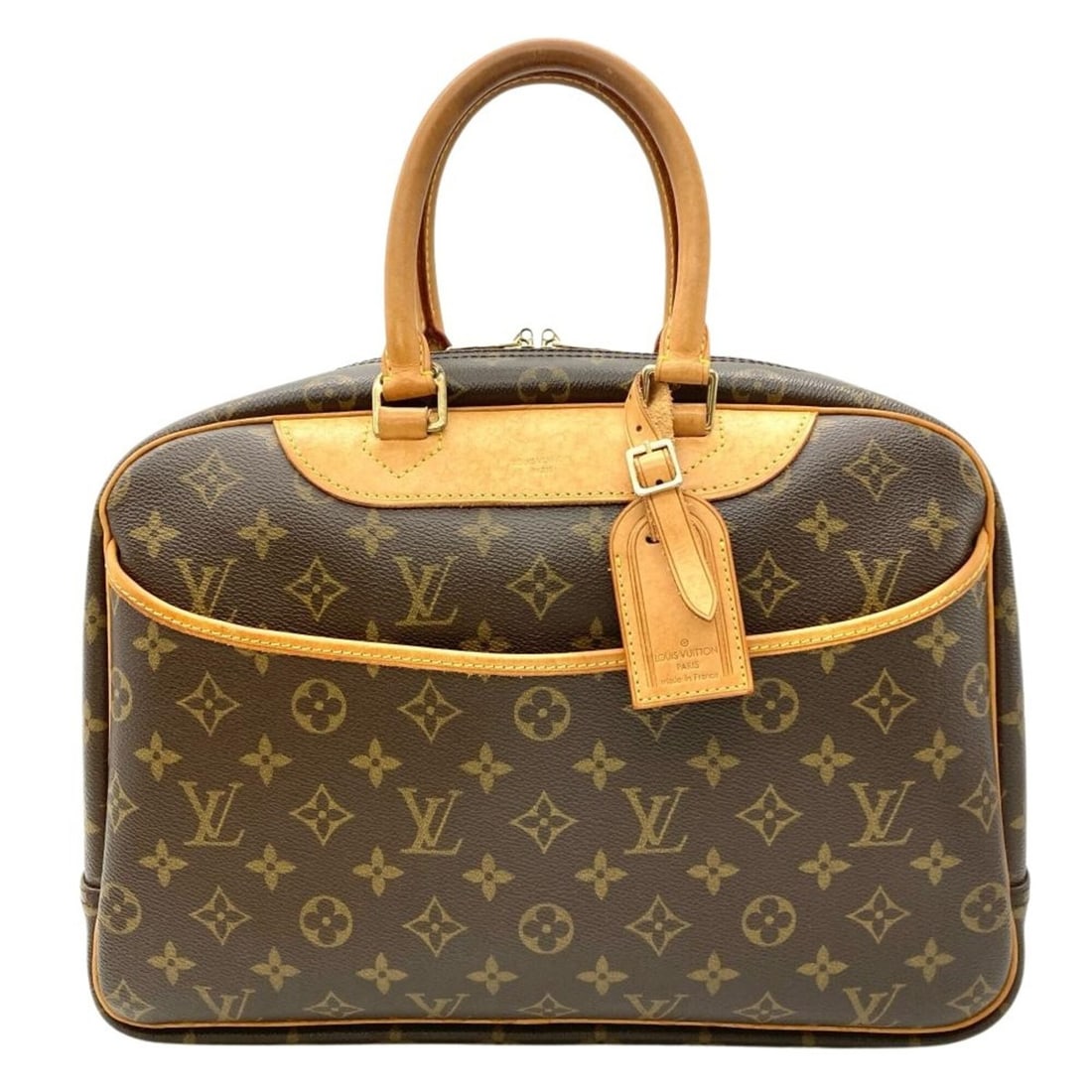 Louis Vuitton Deauville Handbag, Monogram Canvas, M47270, Brown, Women's: --- Catalog ---Category: SizeSize (HxWxD): 26cm x 35cm x 13cm / 10.23'' x 13.77'' x 5.11''Category: DesignType: HandbagColor: BrownGender: WomenMaterial: Monogram , Canvas Category: GeneralMPN: M47270
