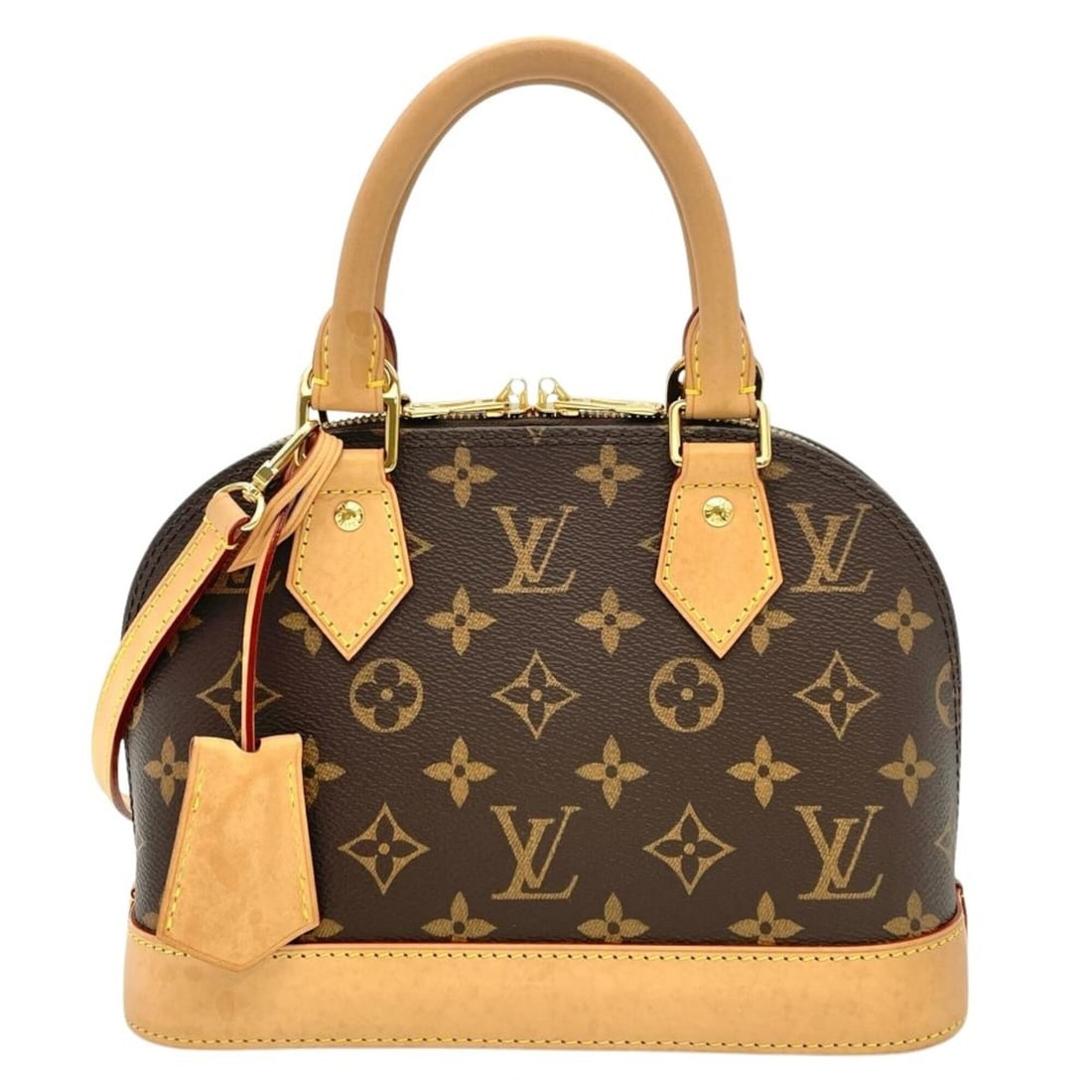Louis Vuitton Alma BB Handbag, Monogram Canvas, M53152, Brown, RFID, Women's: --- Catalog ---Category: SizeSize (HxWxD): 17cm x 23.5cm x 12cm / 6.69'' x 9.25'' x 4.72''Category: DesignType: HandbagColor: BrownGender: WomenMaterial: Monogram , Canvas Category: GeneralMPN: M53152