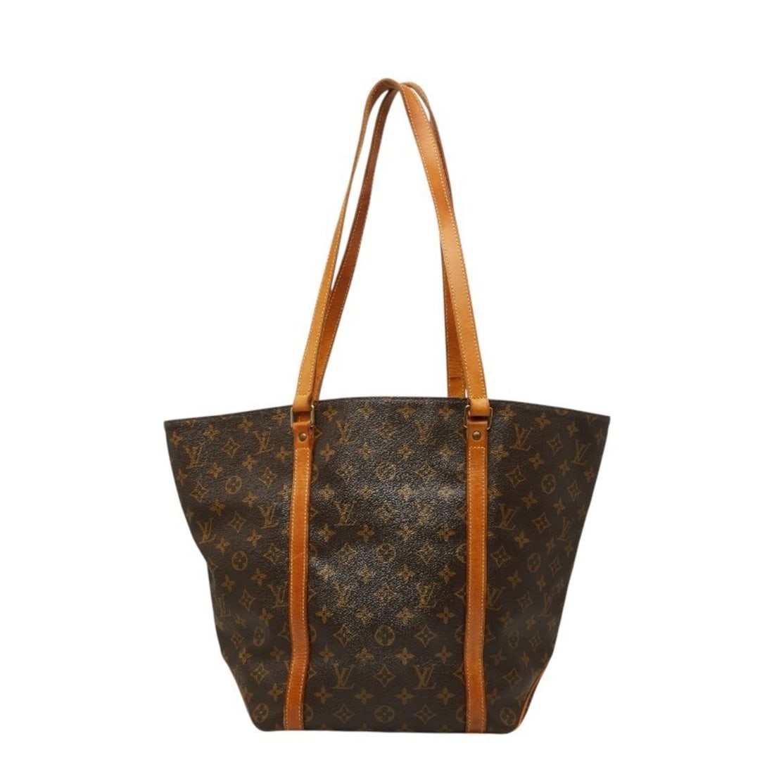 Louis Vuitton Monogram Sac Shopping Tote Bag Shoulder M51108 Brown Leather Women's LOUIS VUITTON: --- Catalog ---Category: SizeSize (HxWxD): 32.5cm x 49.5cm x 14cm / 12.79'' x 19.48'' x 5.51''Category: DesignType: Shoulder bag, Tote bagColor: BrownGender: WomenMaterial: PVC , Leather Category: Gen