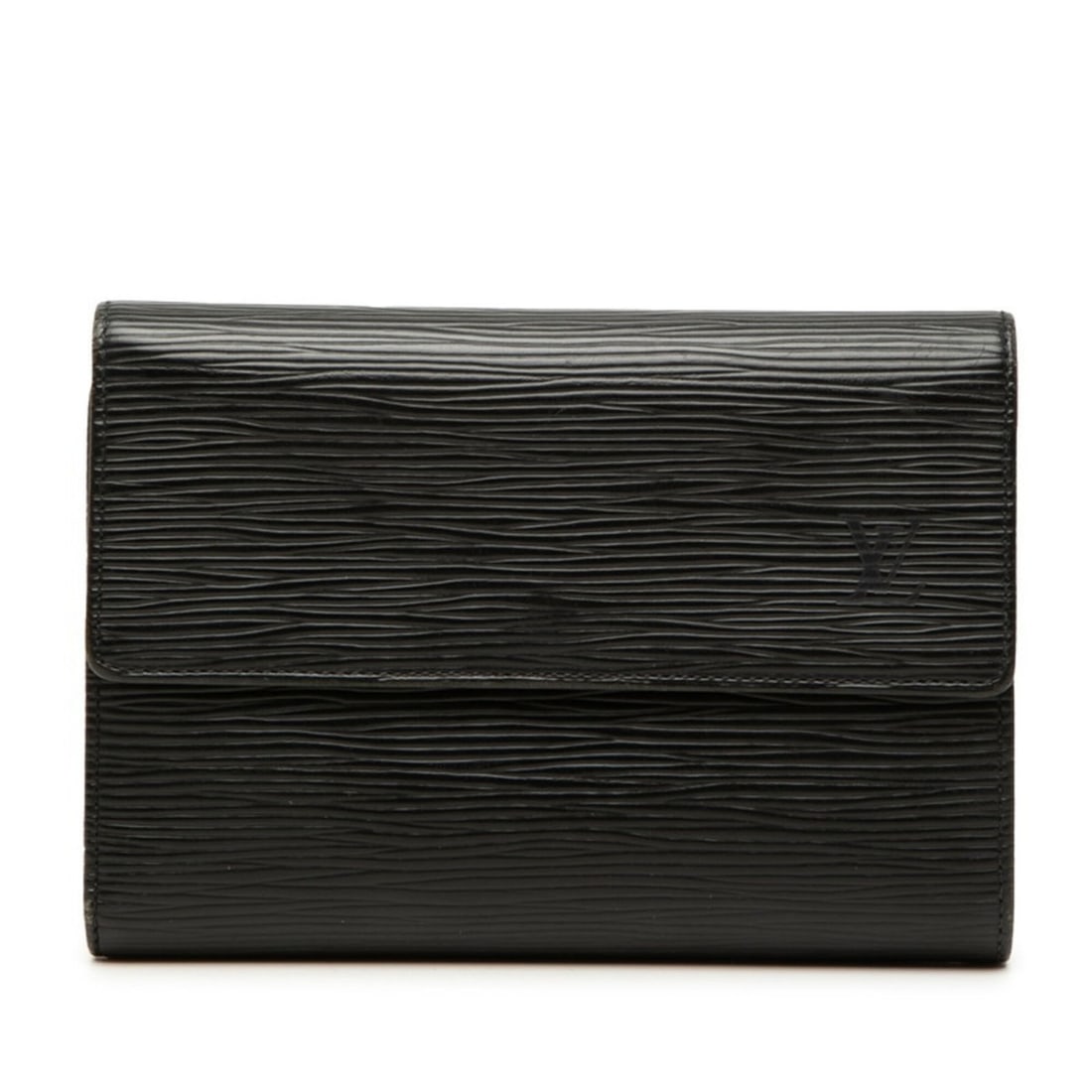 Louis Vuitton Epi Portefeuille Tresor Etui Papier Tri-fold Wallet M63712 Black Leather Women's LOUIS: --- Catalog ---Category: SizeSize (HxWxD): 11cm x 16cm x 2cm / 4.33'' x 6.29'' x 0.78''Category: DesignType: Wallet (tri-fold)Color: BlackGender: WomenMaterial: Leather Category: GeneralMPN: M63712Bra