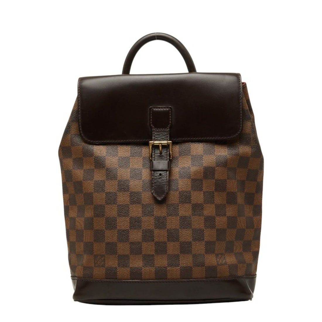 Louis Vuitton Damier Soho Backpack N51132 Brown Leather Women's LOUIS VUITTON: --- Catalog ---Category: SizeSize (HxWxD): 30.5cm x 24cm x 9cm / 12'' x 9.44'' x 3.54''Category: DesignType: BackpackColor: BrownGender: WomenMaterial: PVC , Leather Category: GeneralMPN: N51132Brand: