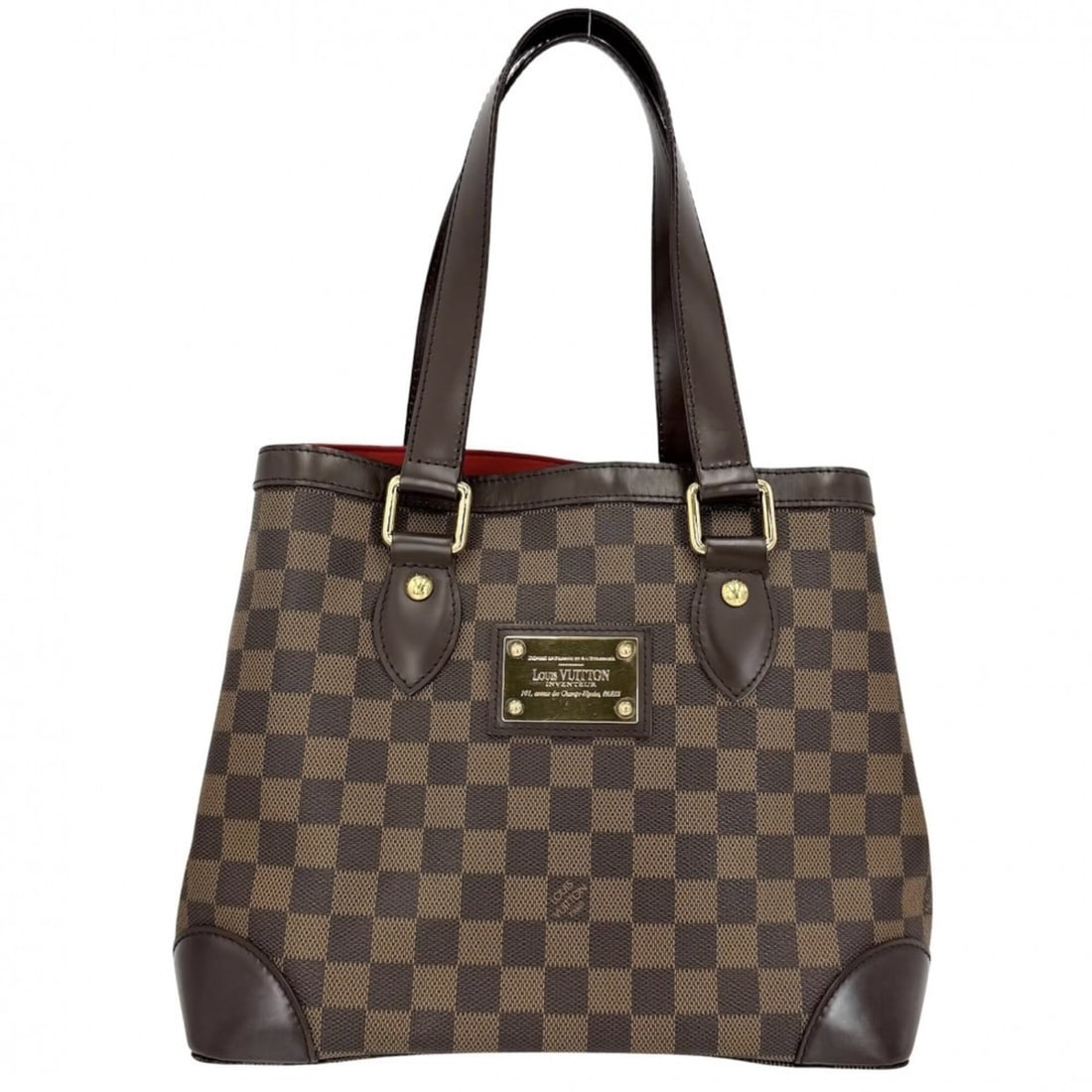 Louis Vuitton Hampstead PM Tote Bag for Women, Handbag/Shoulder Bag, LOUIS VUITTON N51205, Damier: --- Catalog ---Category: SizeSize (HxWxD): 23.5cm x 28cm x 17cm / 9.25'' x 11.02'' x 6.69''Category: DesignType: Handbag, Tote bagColor: BrownGender: WomenMaterial: Damier Canvas Category: GeneralBran