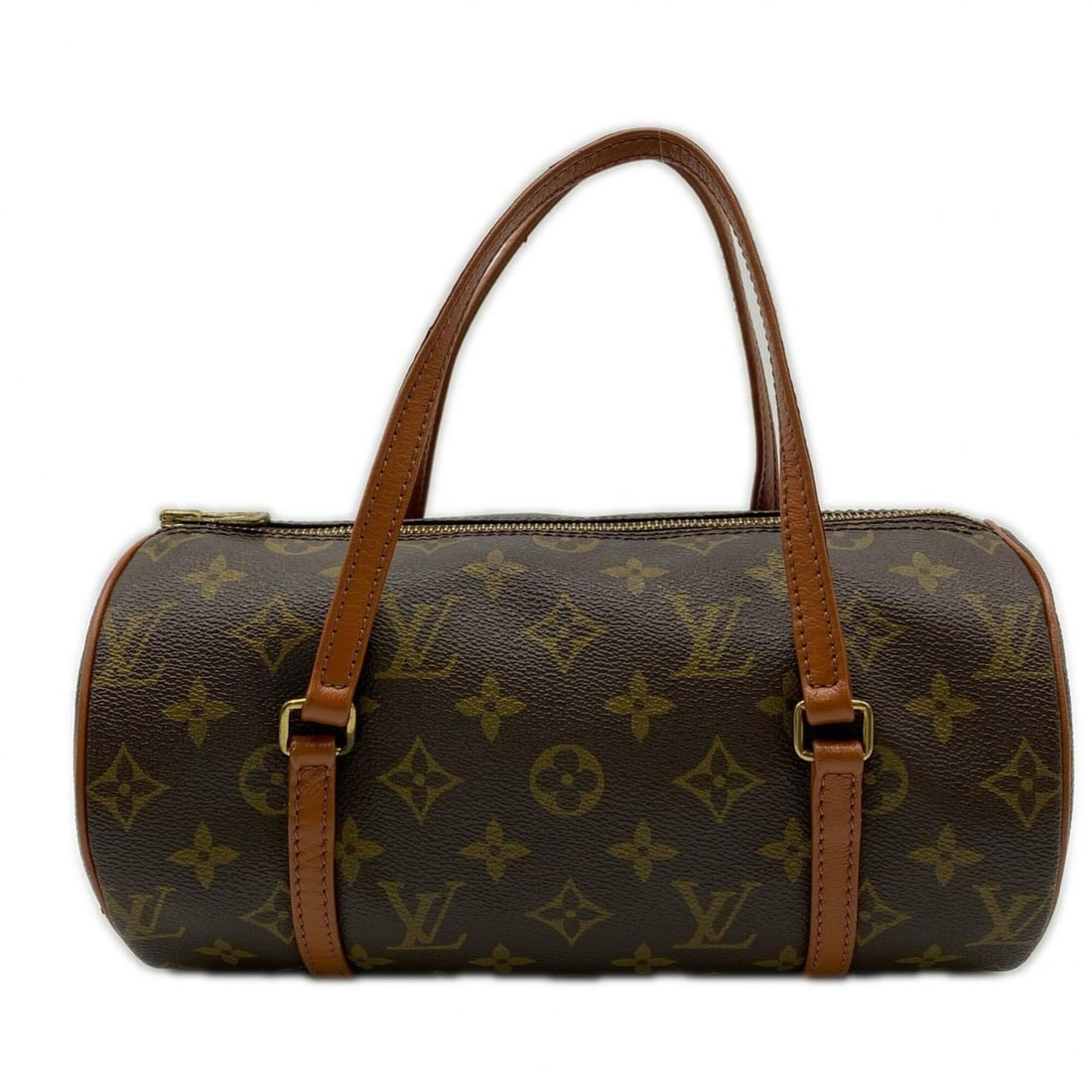 LOUIS VUITTON Monogram Papillon 26 M51366 Handbag Brown Leather Women's: --- Catalog ---Category: SizeSize (HxWxD): 13cm x 27cm x 13cm / 5.11'' x 10.62'' x 5.11''Handle Length: 42cm / 16.53''Category: DesignType: HandbagColor: BrownGender: WomenClosure: ZipperMaterial: Coa