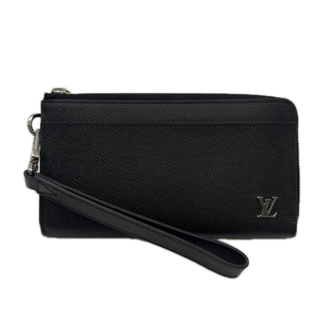 LOUIS VUITTON Taiga Zippy Dragonne Noir M69409 Long Wallet Black Calf Leather Men's: --- Catalog ---Category: SizeSize (HxWxD): 11cm x 19cm x 1.5cm / 4.33'' x 7.48'' x 0.59''Category: DesignType: Long wallet (bi-fold)Color: Black, NoirGender: MenClosure: ZipperMaterial: Leather Leathe