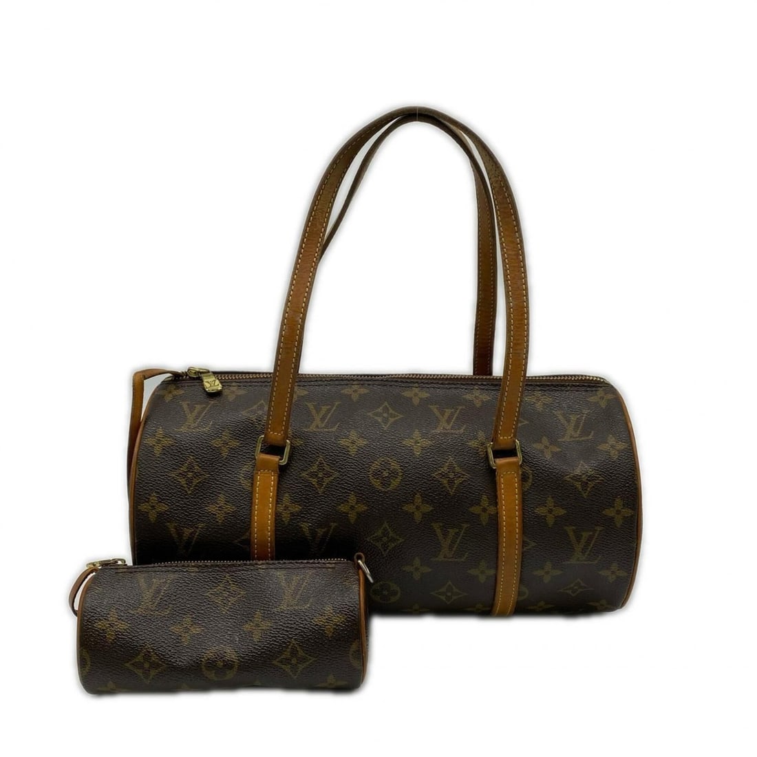 LOUIS VUITTON Monogram Papillon 30 M51365 Handbag Brown Leather Women's: --- Catalog ---Category: SizeSize (HxWxD): 14.5cm x 29.5cm x 14.5cm / 5.7'' x 11.61'' x 5.7''Handle Length: 42cm / 16.53''Category: DesignType: HandbagColor: BrownGender: WomenClosure: ZipperMaterial: