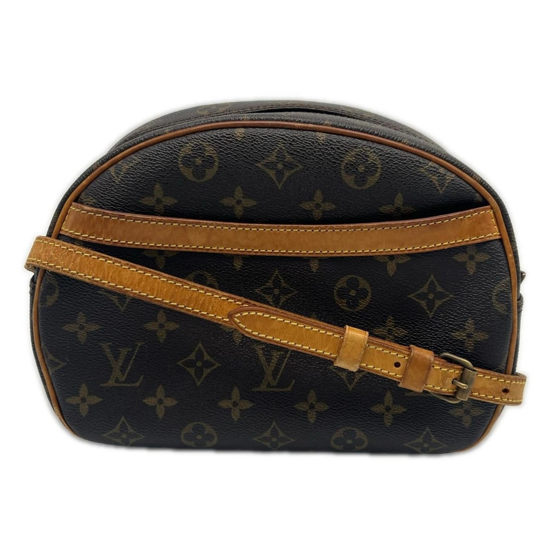 LOUIS VUITTON Monogram Blois M51221 Shoulder Bag, Brown Leather, Women's: --- Catalog ---Category: SizeSize (HxWxD): 19cm x 24cm x 11cm / 7.48'' x 9.44'' x 4.33''Strap Length: 127cm / 49.99''Category: DesignType: Shoulder bagColor: BrownGender: WomenClosure: ZipperMaterial: