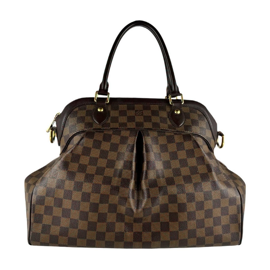 Louis Vuitton LOUIS VUITTON Handbag Shoulder Bag Damier Trevi GM Canvas Ebene Men's Women's N51998: --- Catalog ---Category: SizeSize (HxWxD): 31cm x 38cm x 16cm / 12.2'' x 14.96'' x 6.29''Category: DesignType: Handbag, Shoulder bagColor: Damier Canvas, EbeneGender: Men,WomenMaterial: Damier Canvas 
