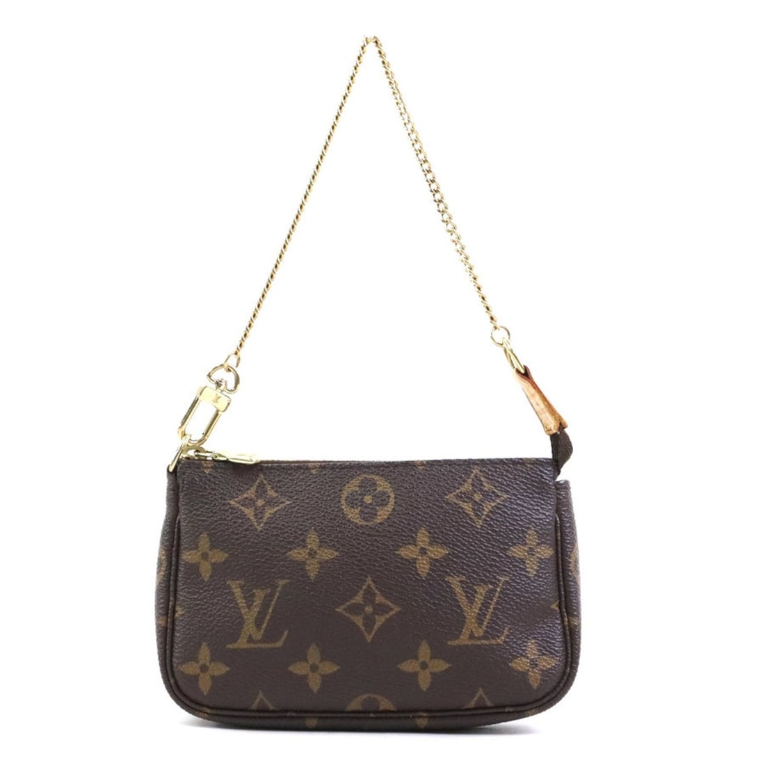 Louis Vuitton LOUIS VUITTON Handbag Accessory Pouch Monogram Mini Pochette Accessoires Canvas Brown: --- Catalog ---Category: SizeSize (HxWxD): 9cm x 14cm x 2.5cm / 3.54'' x 5.51'' x 0.98''Category: DesignType: Handbag, Pochette, PouchColor: Brown, MonogramGender: WomenMaterial: Monogram Category: Ge