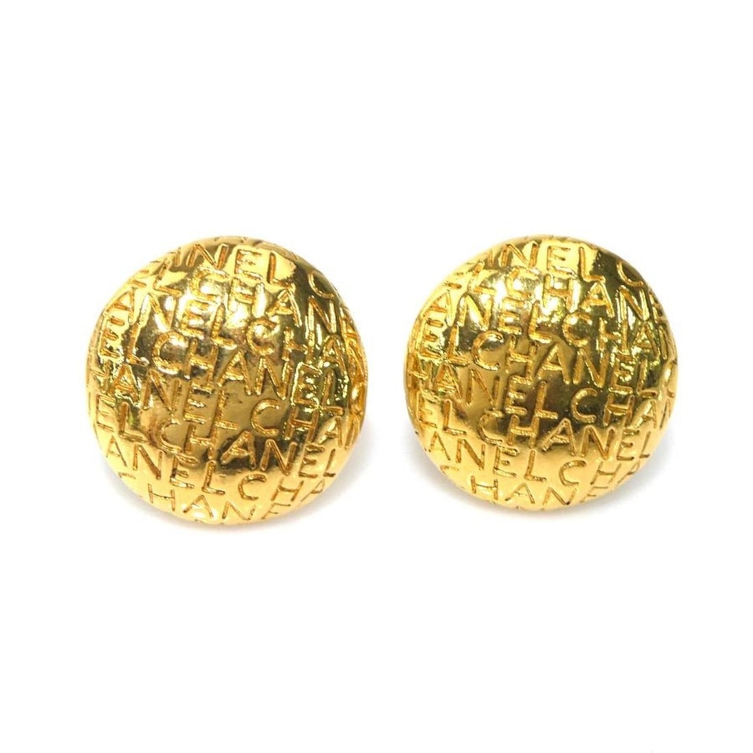 Chanel CHANEL Earrings Logo Metal Gold Women's e61992a: --- Catalog ---Category: DesignType: Clip earringsColor: GoldGender: WomenMaterial: MetalCategory: GeneralBrand: ChanelCountry of Origin: France--- Item List ---Section: ConditionRanking: Rank AB Used