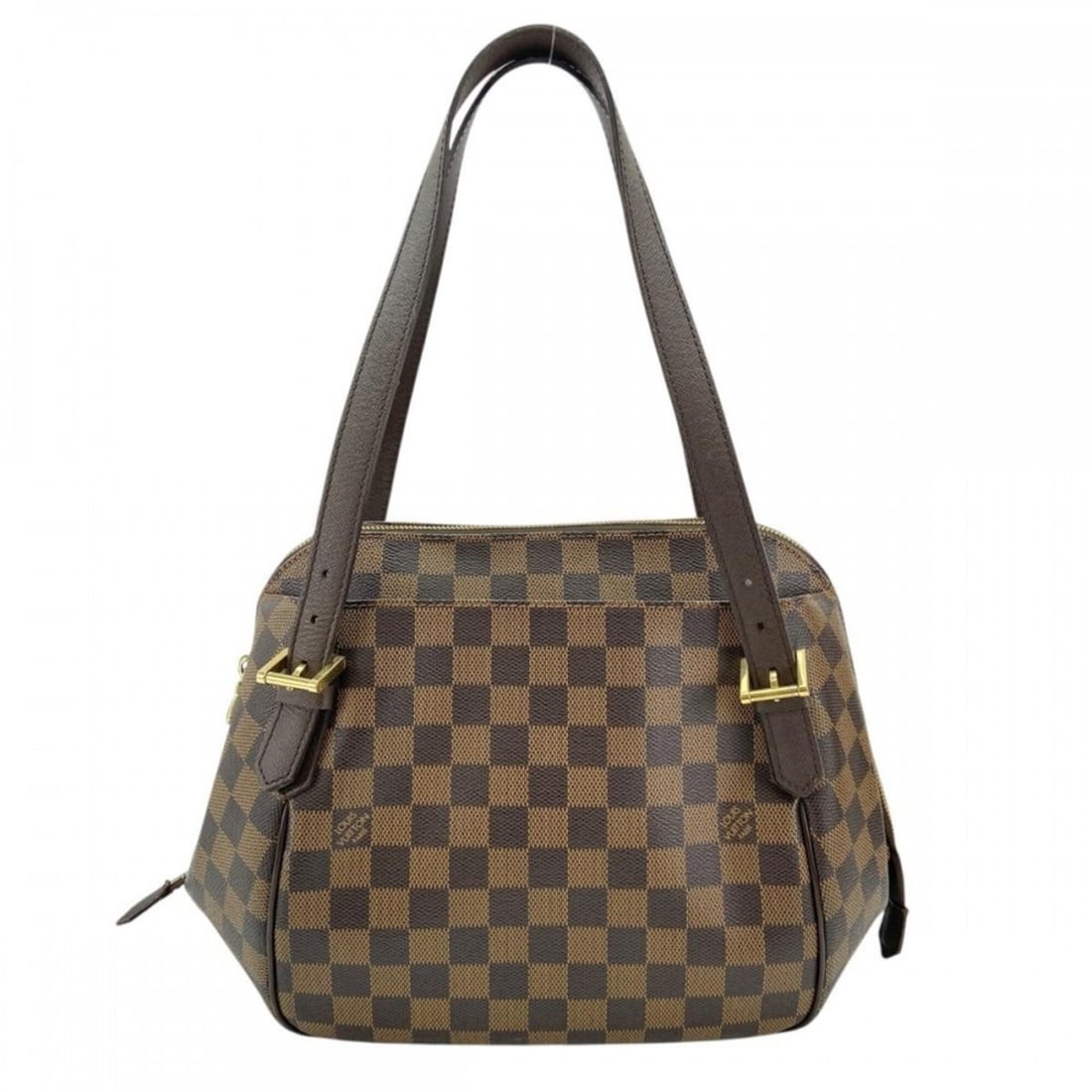 Louis Vuitton Damier Belem MM Shoulder Bag for Women, N51174, Brown/Beige with Gold Hardware: --- Catalog ---Category: SizeSize (HxWxD): 24cm x 34cm x 15cm / 9.44'' x 13.38'' x 5.9''Category: DesignType: Shoulder bagColor: Beige, BrownGender: WomenMaterial: Damier Canvas Category: GeneralMPN: 