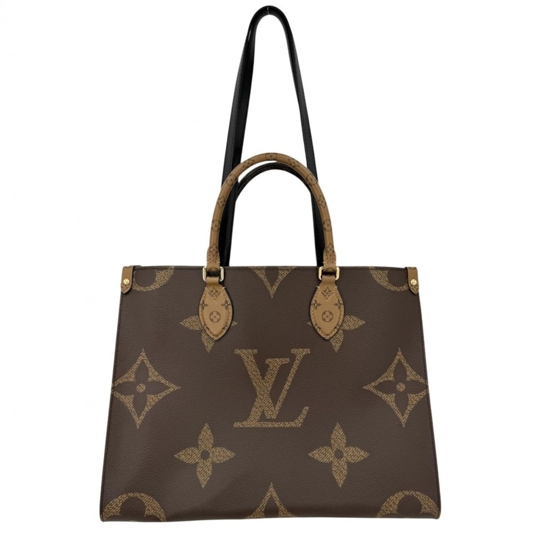 Louis Vuitton Women's OnTheGo MM Handbag Tote Bag Shoulder LOUIS VUITTON M45321 Monogram Giant: --- Catalog ---Category: SizeSize (HxWxD): 27cm x 35cm x 14cm / 10.62'' x 13.77'' x 5.51''Category: DesignType: Handbag, Tote bagColor: BrownGender: WomenMaterial: Monogram Reverse Category: GeneralMP