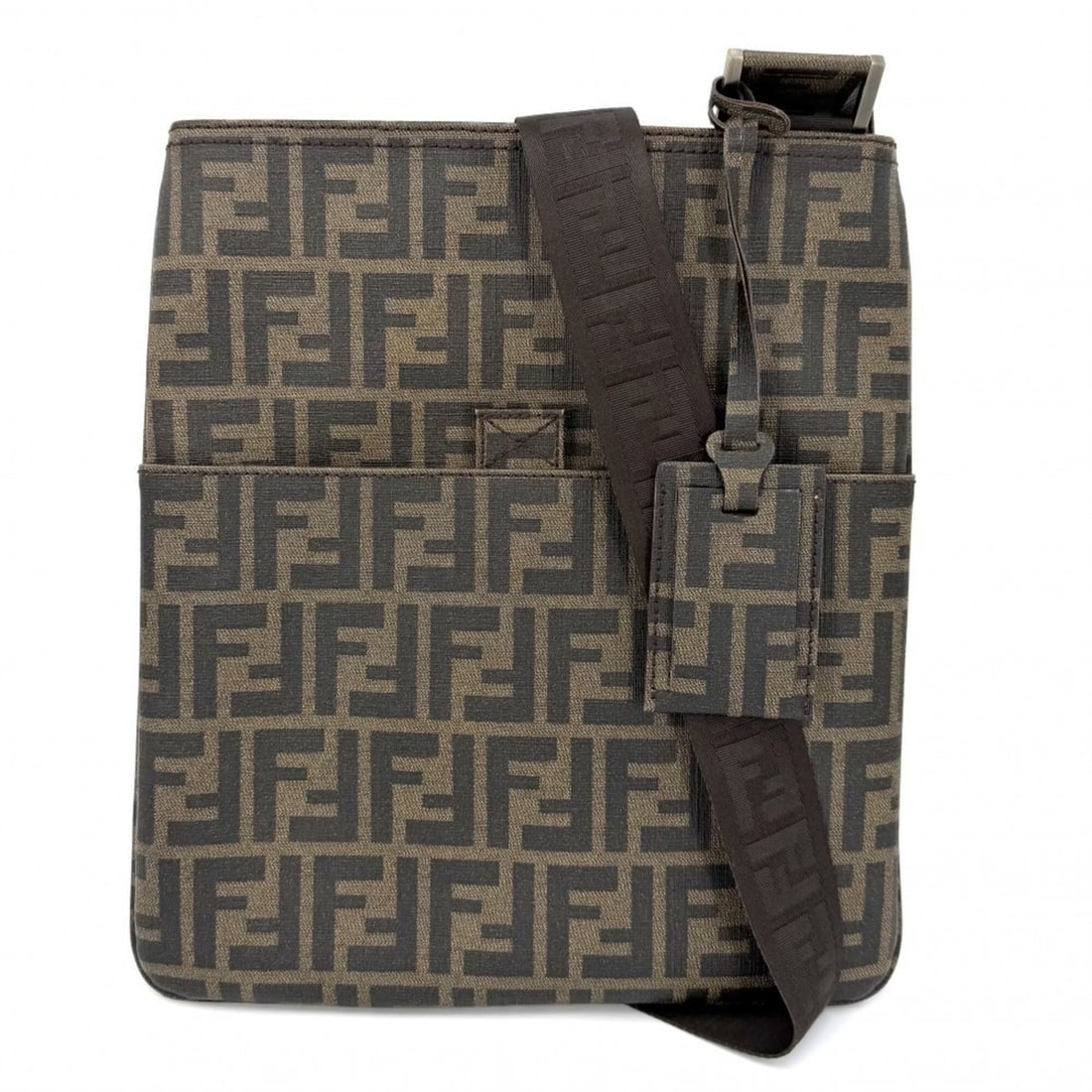 Fendi Mamma Bucket Shoulder Bag for Women, Zucca Pattern, FENDI 7VA207, Coated Canvas, Brown, Gold: --- Catalog ---Category: SizeSize (HxWxD): 31cm x 27cm x 1.5cm / 12.2'' x 10.62'' x 0.59''Category: DesignType: Shoulder bagColor: BrownGender: WomenMaterial: Coated canvas Category: GeneralMPN: 7VA20