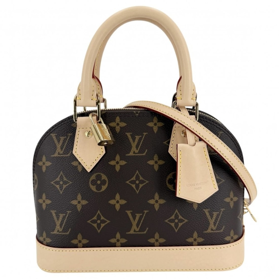 Louis Vuitton Women's Monogram Alma BB Shoulder Bag/Handbag/Crossbody Bag, Small Mini LOUIS VUITTON: --- Catalog ---Category: SizeSize (HxWxD): 17cm x 23.5cm x 11.5cm / 6.69'' x 9.25'' x 4.52''Category: DesignType: Handbag, Shoulder bagColor: BrownGender: WomenMaterial: Monogram Category: GeneralBran