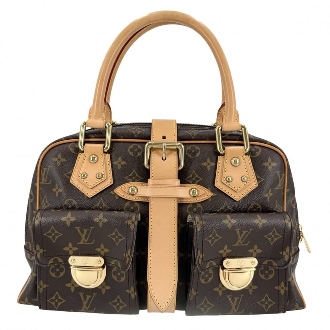Louis Vuitton Manhattan GM handbag for women, shoulder bag, brown, LOUIS VUITTON M40025, Monogram: --- Catalog ---Category: SizeSize (HxWxD): 24cm x 39cm x 13cm / 9.44'' x 15.35'' x 5.11''Category: DesignType: HandbagColor: BrownGender: WomenMaterial: Monogram , Canvas Category: GeneralBrand: Louis