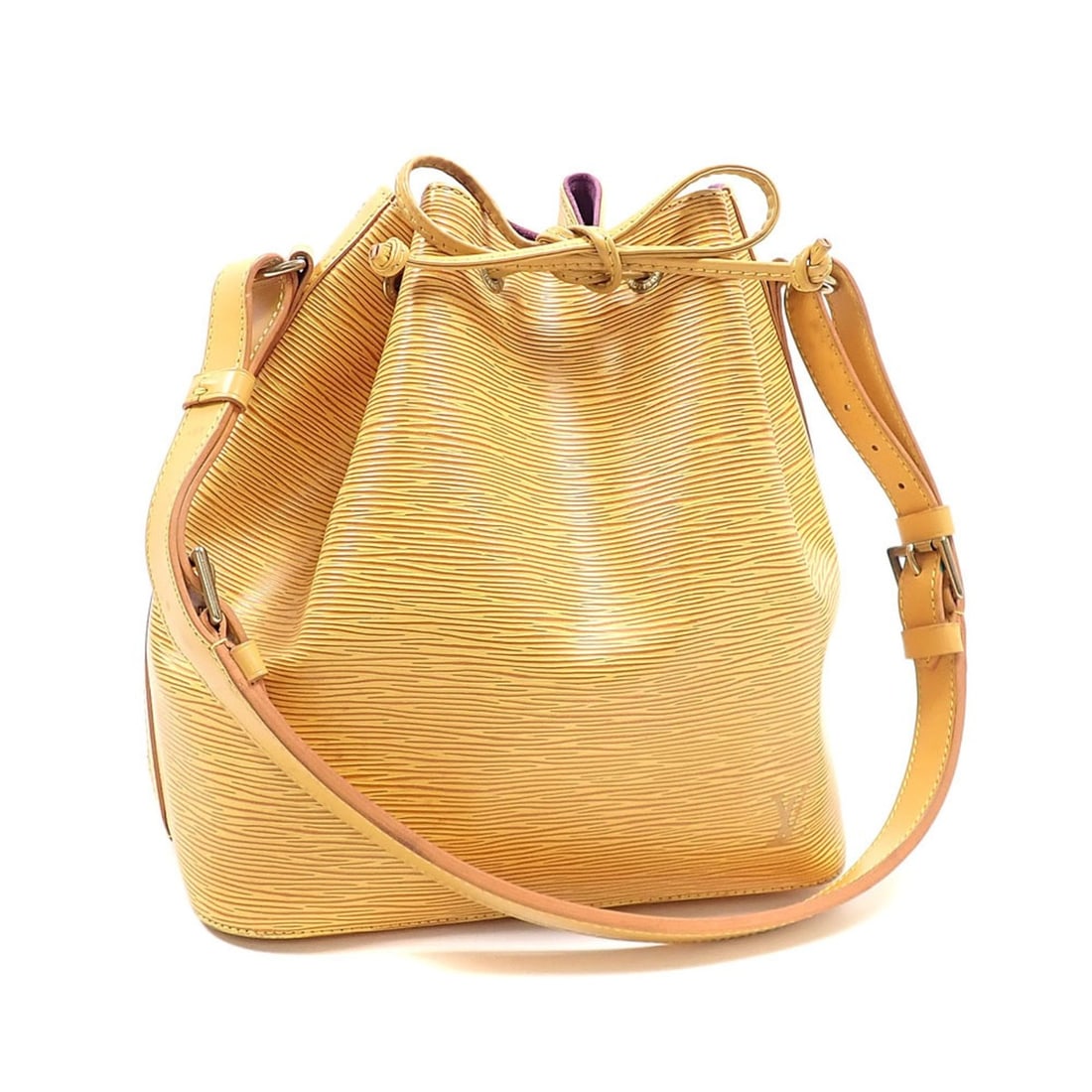 Louis Vuitton Epi Petit Noé Shoulder Bag for Women, M44109 Tassili Yellow: --- Catalog ---Category: SizeSize (HxWxD): 26cm x 25cm x 18cm / 10.23'' x 9.84'' x 7.08''Category: DesignType: Shoulder bagColor: YellowGender: WomenMaterial: Epi leather Category: GeneralMPN: M44109B