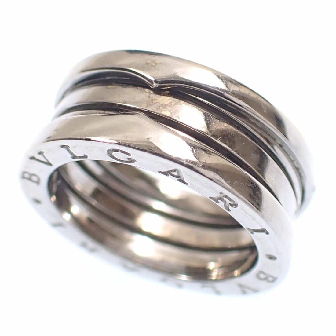 Bvlgari B.zero1 Ring for Men, 18K White Gold, Size 16 (#57), 12.8g, 750 Calcium, B-ZERO1: --- Catalog ---Category: SizeUS Size: 8.5Brand Size: 57Category: DesignType: Band ringGender: Men,WomenMaterial: White gold (18K)Category: GeneralBrand: Bvlgari--- Item List ---Section: ConditionRanki
