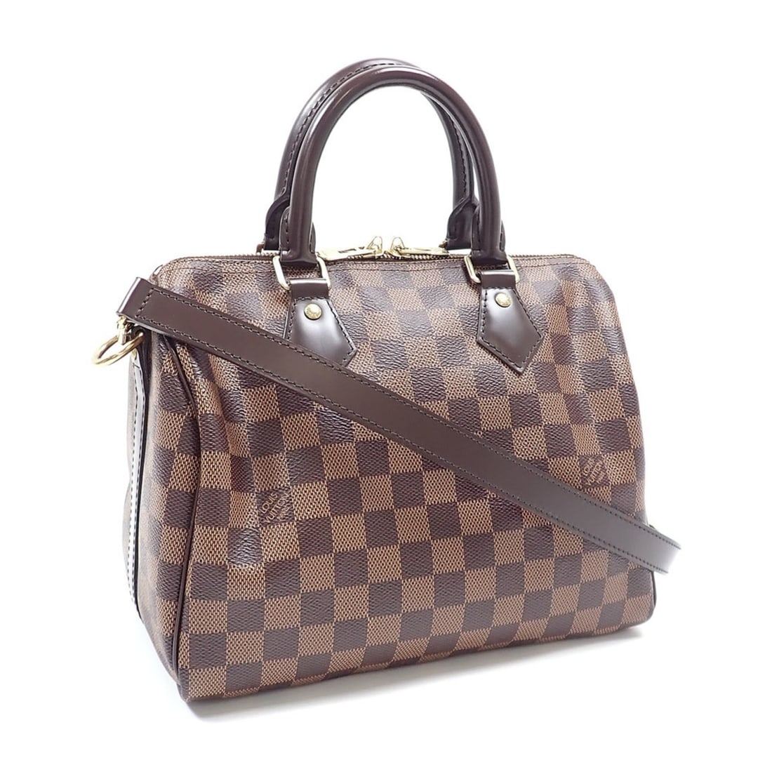 Louis Vuitton Damier Ebene Speedy Bandoulière 25 Handbag for Women N40575: --- Catalog ---Category: SizeSize (HxWxD): 19cm x 25cm x 15cm / 7.48'' x 9.84'' x 5.9''Category: DesignType: HandbagColor: Damier Canvas, EbeneGender: WomenMaterial: Damier Canvas Category: GeneralMPN