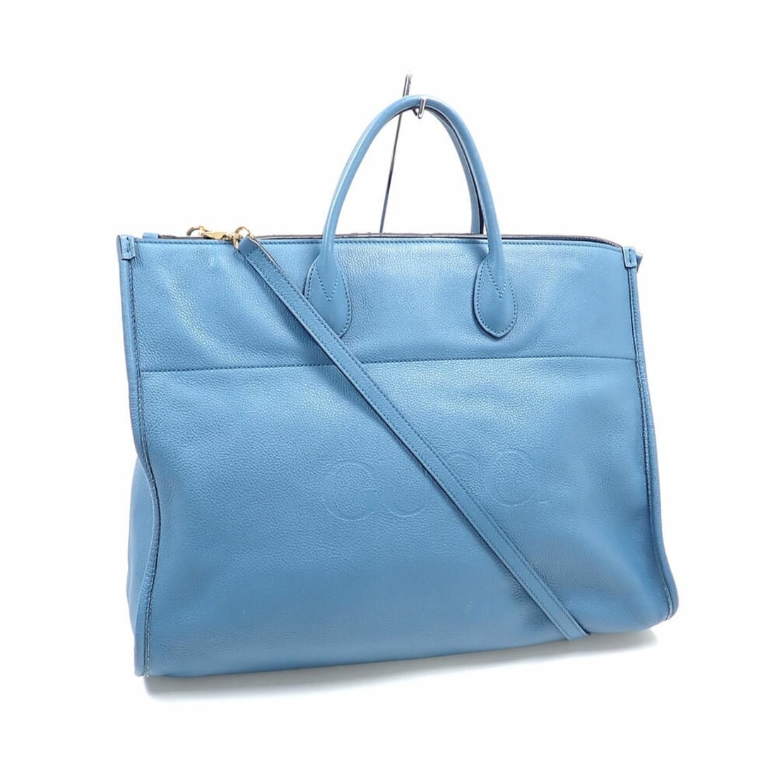 Gucci Large Tote Bag for Women, Blue Leather, 674837: --- Catalog ---Category: SizeSize (HxWxD): 34cm x 44cm x 18cm / 13.38'' x 17.32'' x 7.08''Category: DesignType: Tote bagColor: BlueGender: WomenMaterial: Leather Category: GeneralMPN: 674837Brand: Guc