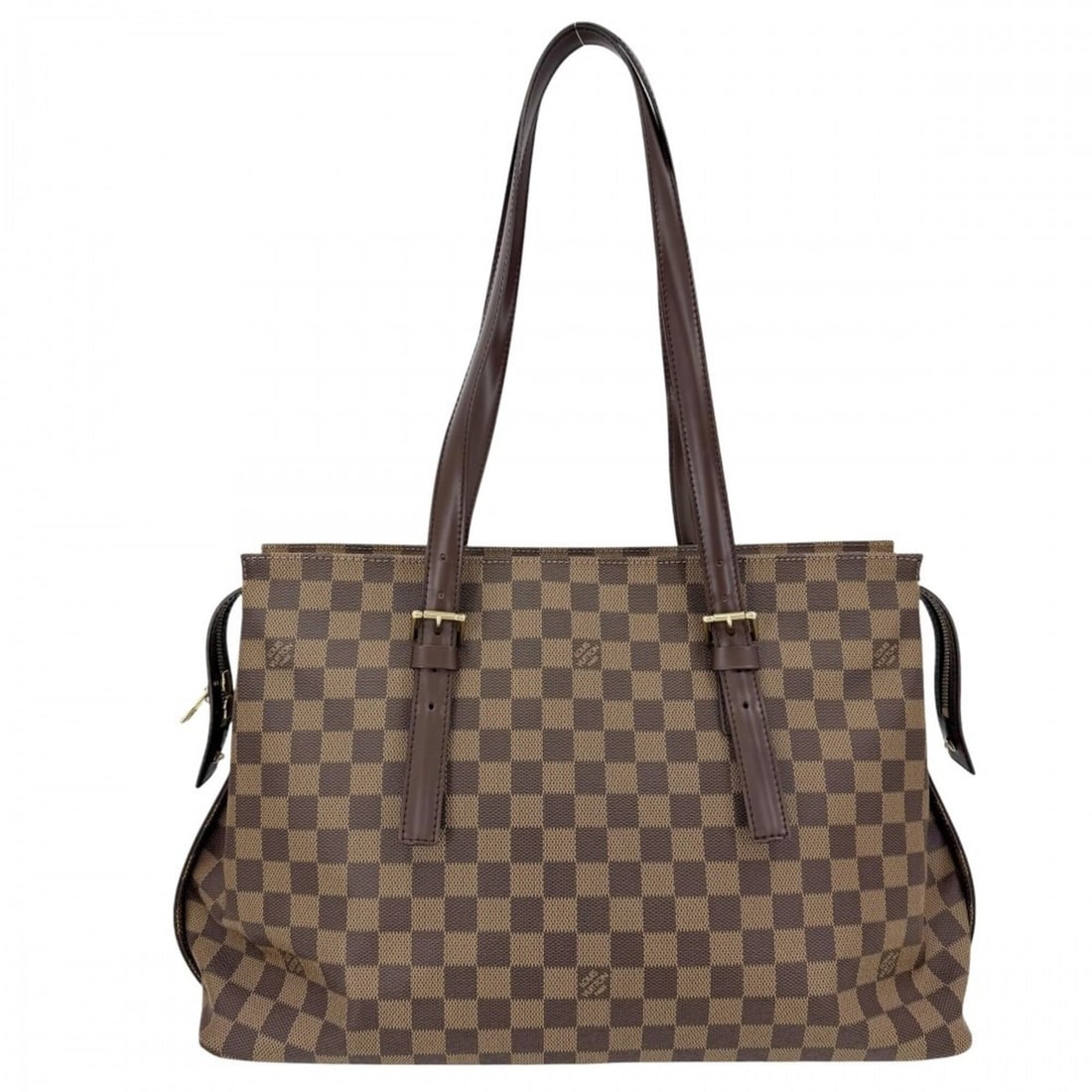 Louis Vuitton Damier Chelsea Tote Bag for Women, Handbag/Shoulder Bag, LOUIS VUITTON N51119, Brown: --- Catalog ---Category: SizeSize (HxWxD): 27cm x 41cm x 14cm / 10.62'' x 16.14'' x 5.51''Category: DesignType: Handbag, Tote bagColor: BrownGender: WomenMaterial: Damier Canvas Category: GeneralBrand