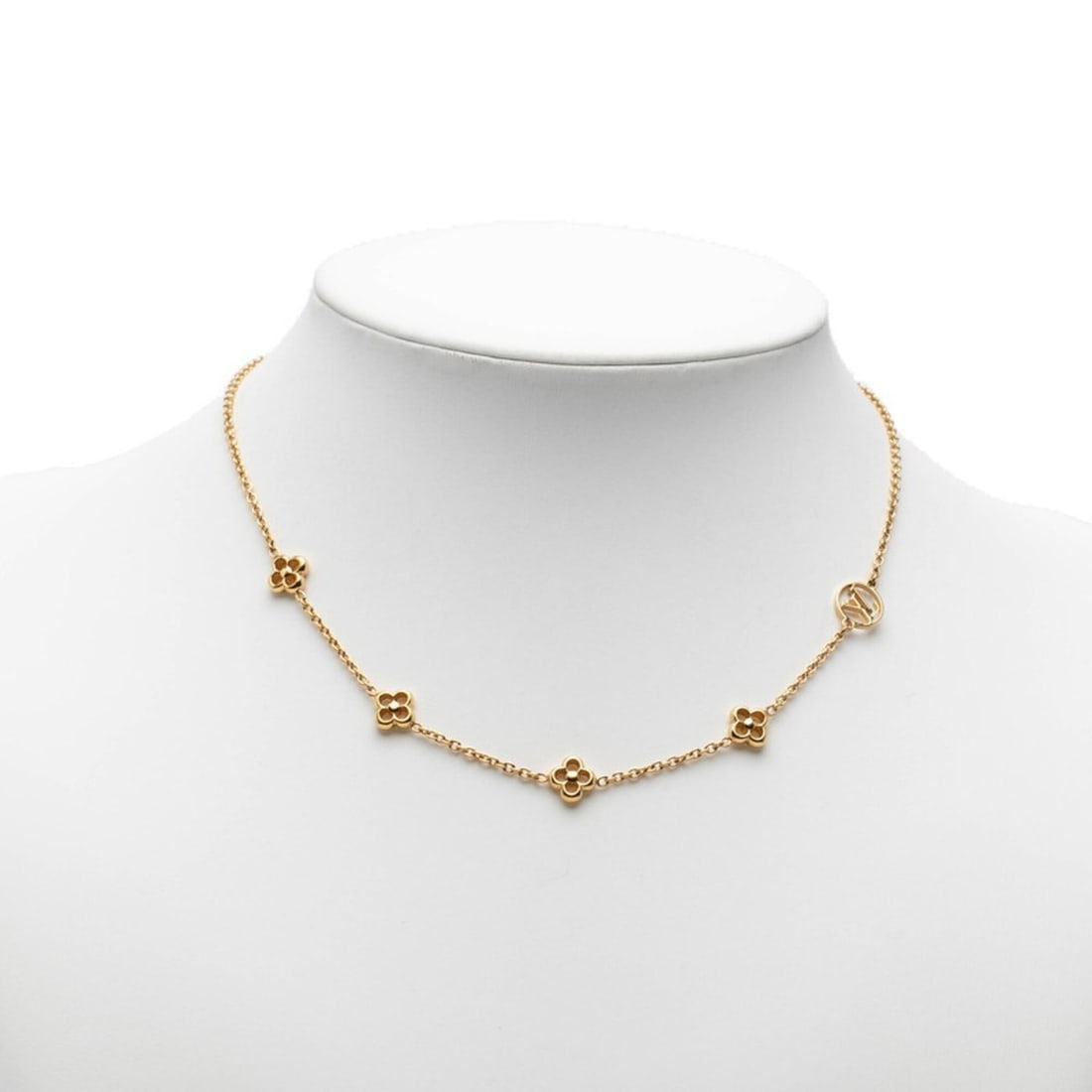 Louis Vuitton Monogram Flowerful Chain Necklace M68125 Gold Plated Women's LOUIS VUITTON: --- Catalog ---Category: SizeNeck Circumference: 47 cm / 18.5''Category: DesignColor: GoldGender: WomenMaterial: Gold platingNecklace Type: NecklaceCategory: GeneralMPN: M68125Brand: Louis Vuitton--- 