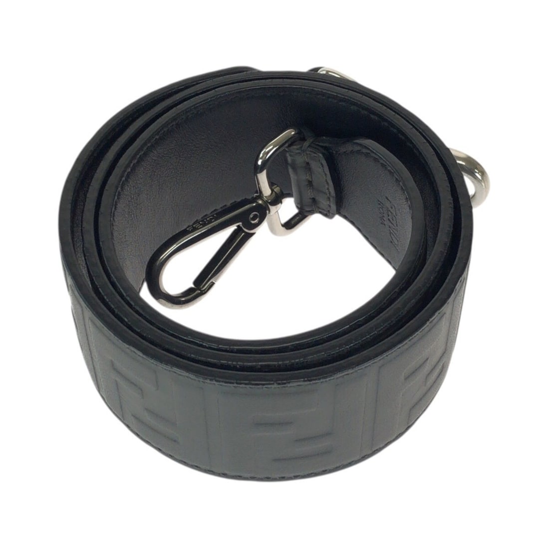 FENDI Strap You Grey Leather Shoulder with Silver Hardware for Women: --- Catalog ---Category: SizeSize (HxWxD): 101.5cm x 4.8cm x 3.00mm / 39.96'' x 1.88'' x 0.11''Category: DesignType: StrapColor: GrayGender: WomenMaterial: LeatherCategory: GeneralBrand: FendiCountry 