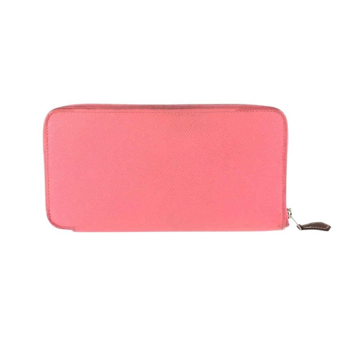 HERMES Azap Long Silk In Rose Azalee Pink Wallet with Silver Hardware, Veau Epsom Leather, Round: --- Catalog ---Category: SizeSize (HxWxD): 10.5cm x 19.5cm x 1.5cm / 4.13'' x 7.67'' x 0.59''Category: DesignType: Long wallet (bi-fold)Color: Pink, Rose azaleeGender: WomenMaterial: Epsom leather Cat