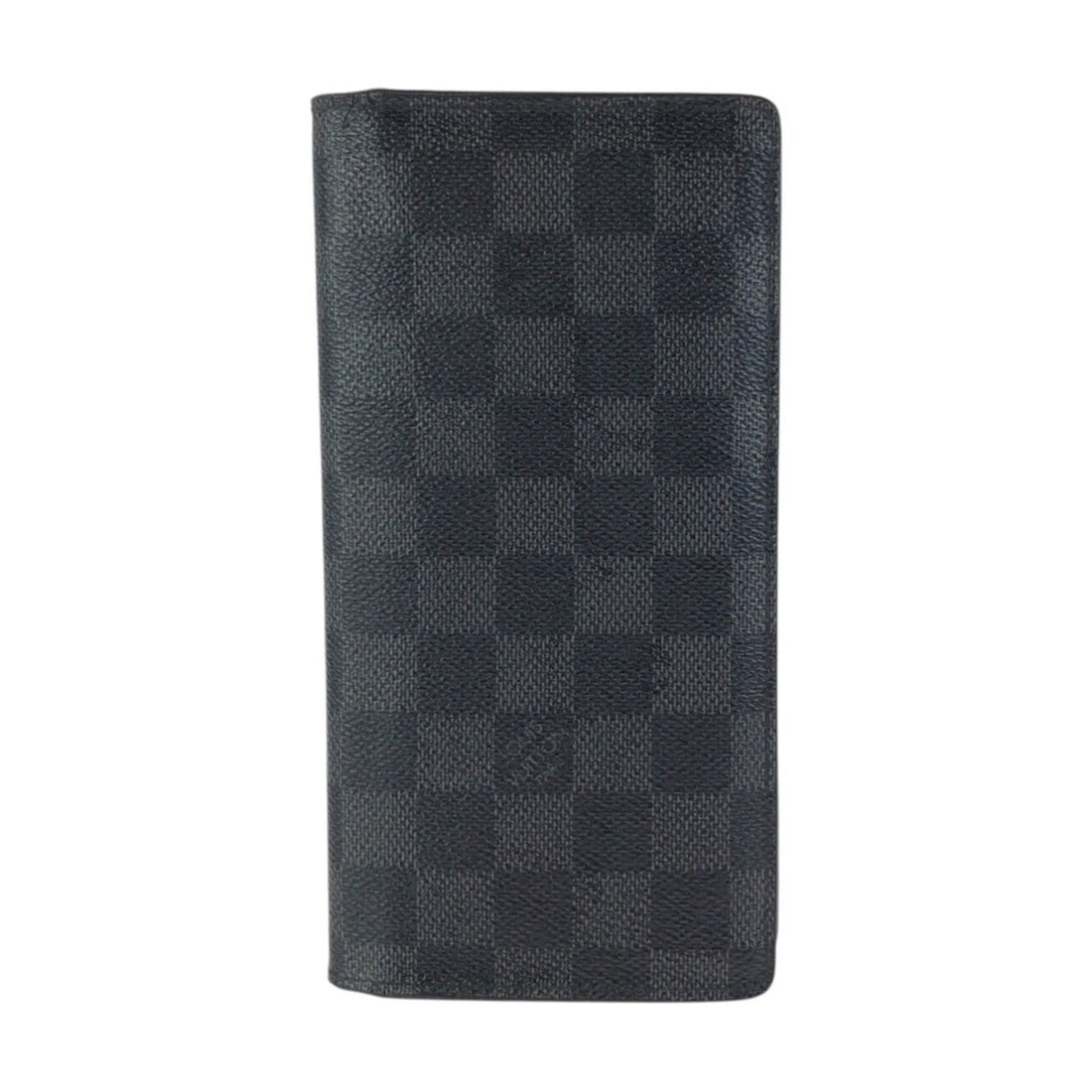 LOUIS VUITTON Louis Vuitton Damier Graphite Portefeuille Brazza Black Wallet with Silver Hardware: --- Catalog ---Category: SizeSize (HxWxD): 18.5cm x 9.5cm x 1cm / 7.28'' x 3.74'' x 0.39''Category: DesignType: Long wallet (bi-fold)Color: BlackGender: MenMaterial: PVC Category: GeneralMPN: N62665Br