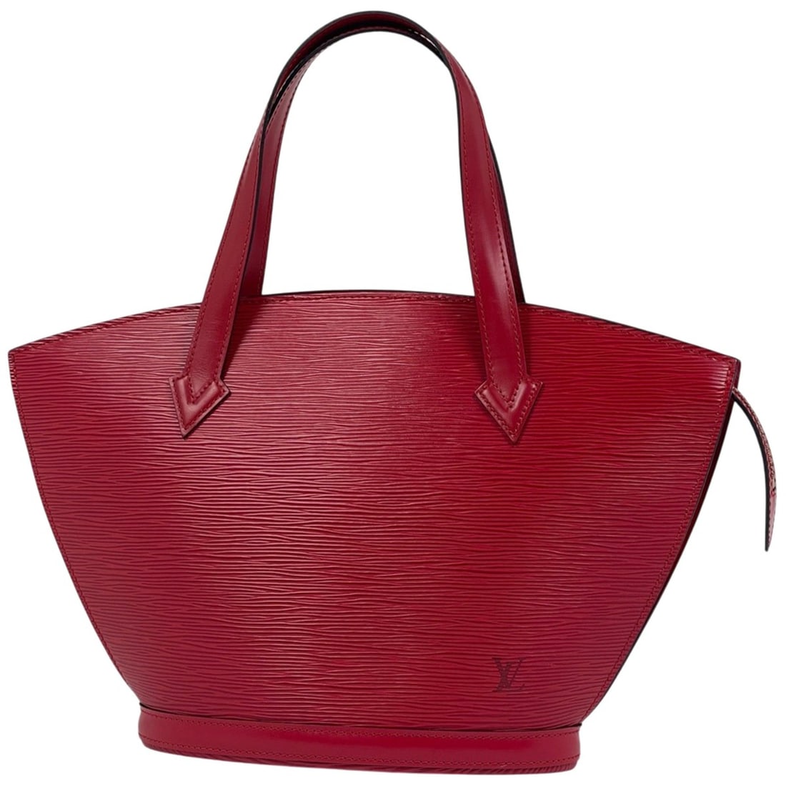 Louis Vuitton Saint Jacques Tote Bag, Epi Leather, Castilian Red, M52277, Women's: --- Catalog ---Category: SizeSize (HxWxD): 24cm x 23cm x 10cm / 9.44'' x 9.05'' x 3.93''Category: DesignType: Tote bagColor: Castilian redGender: WomenMaterial: Epi leather Category: GeneralMPN: M5227