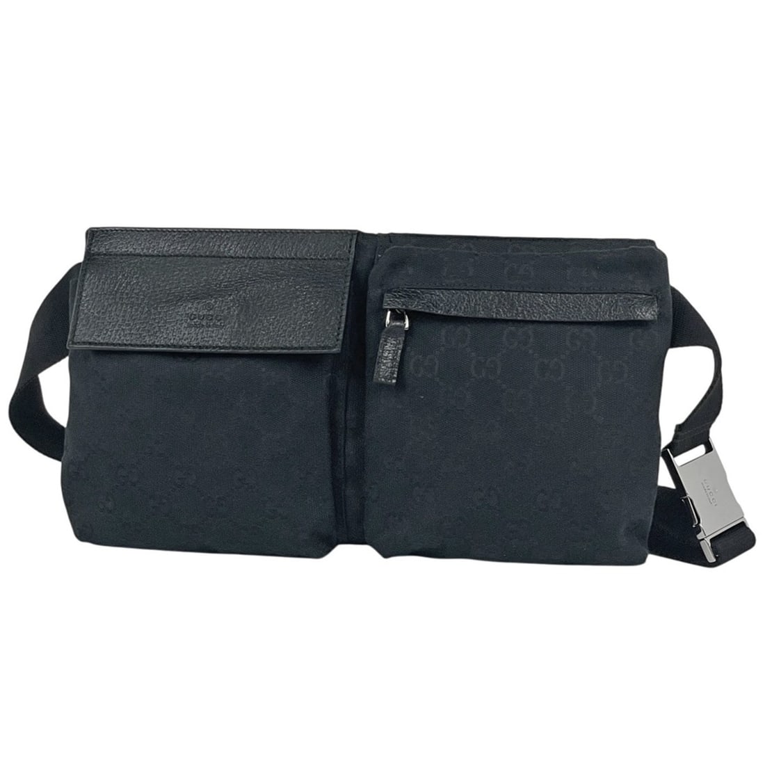 Gucci GG pattern waist bag, pouch, body canvas, black, 28566, women's.: --- Catalog ---Category: SizeSize (HxWxD): 16cm x 29cm x 2cm / 6.29'' x 11.41'' x 0.78''Category: DesignType: Fanny pack, PouchColor: BlackGender: WomenMaterial: GG canvas , Leather Category: GeneralM