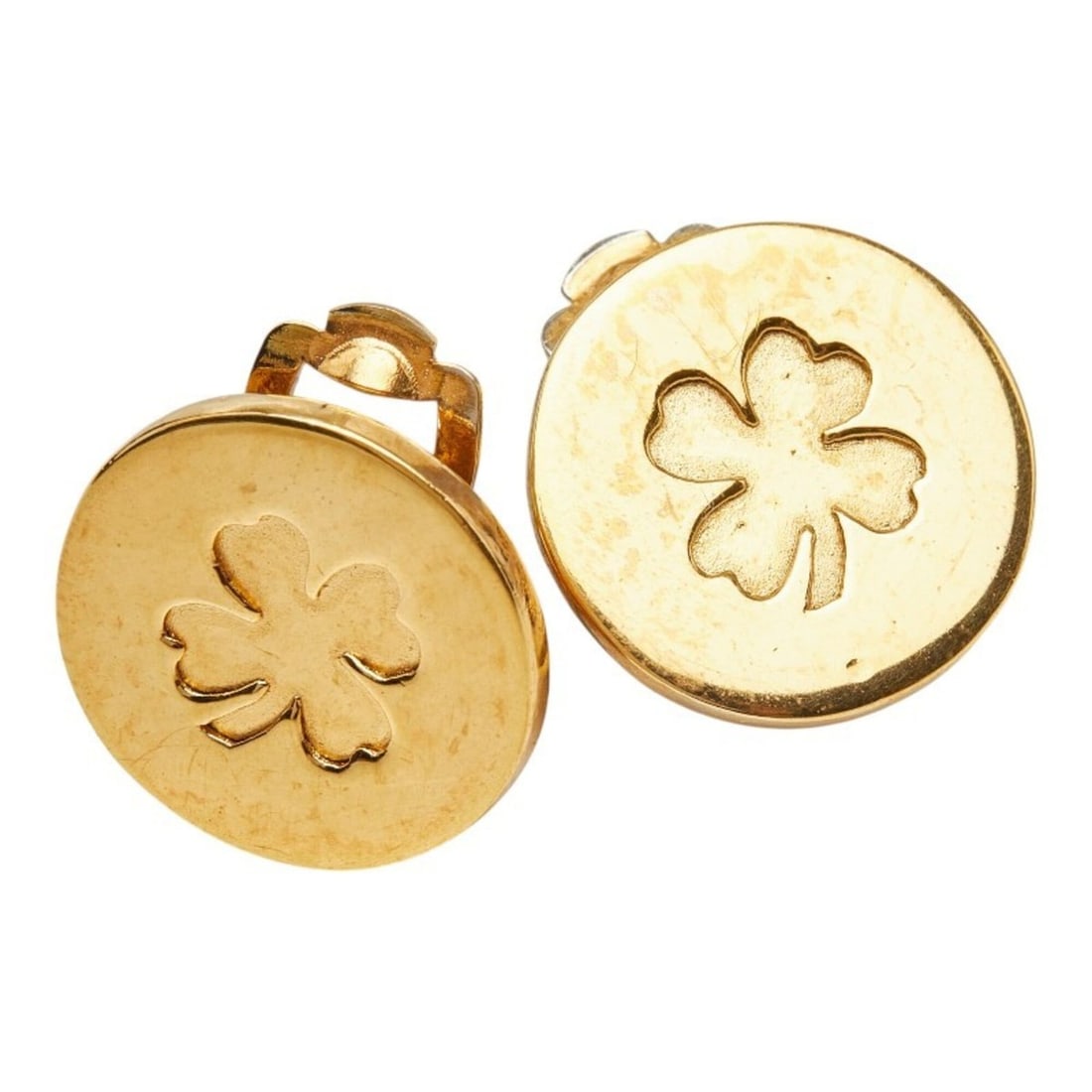 Chanel Clover Motif Vintage Earrings 96A Gold Plated Women's CHANEL: --- Catalog ---Category: SizeSize (HxWxD): 18.30mm x 18.30mm / 0.72'' x 0.72''Category: DesignType: Clip earringsColor: GoldGender: WomenMaterial: Gold platingCategory: GeneralBrand: Chanel--- Item Li