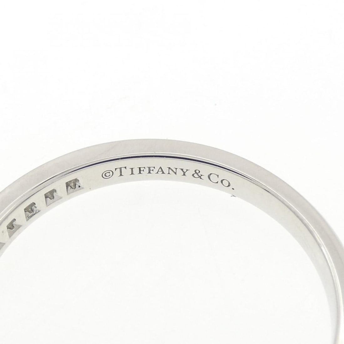 Tiffany Half Circle Channel Setting Ring - 4