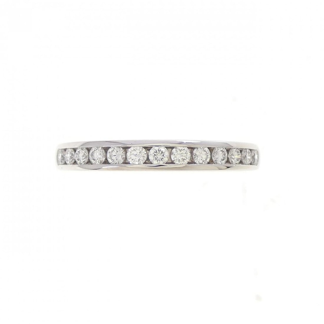 Tiffany Half Circle Channel Setting Ring - 2