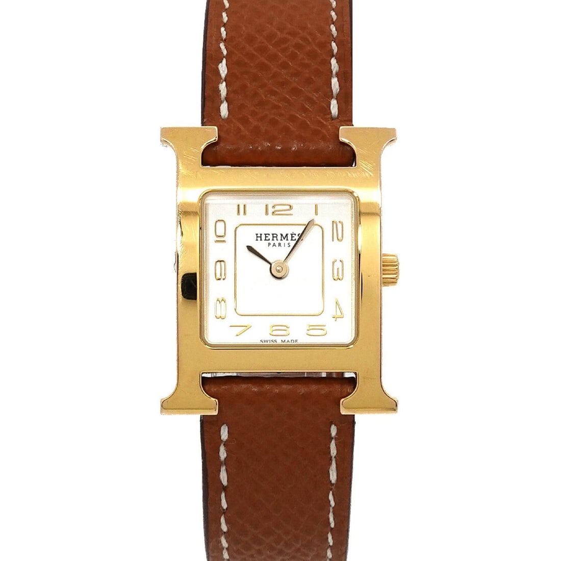 Hermes H-Watch HH1 201e Women's White Quartz Watch: --- Catalog ---Category: SizeWrist Size: 13.5cm - 16cm / 5.31'' - 6.29''Case Diameter: 21mm / 0.83''Category: DesignType: WristwatchGender: WomenColor (Dial): WhiteMaterial (Band): LeatherMaterial (Ca