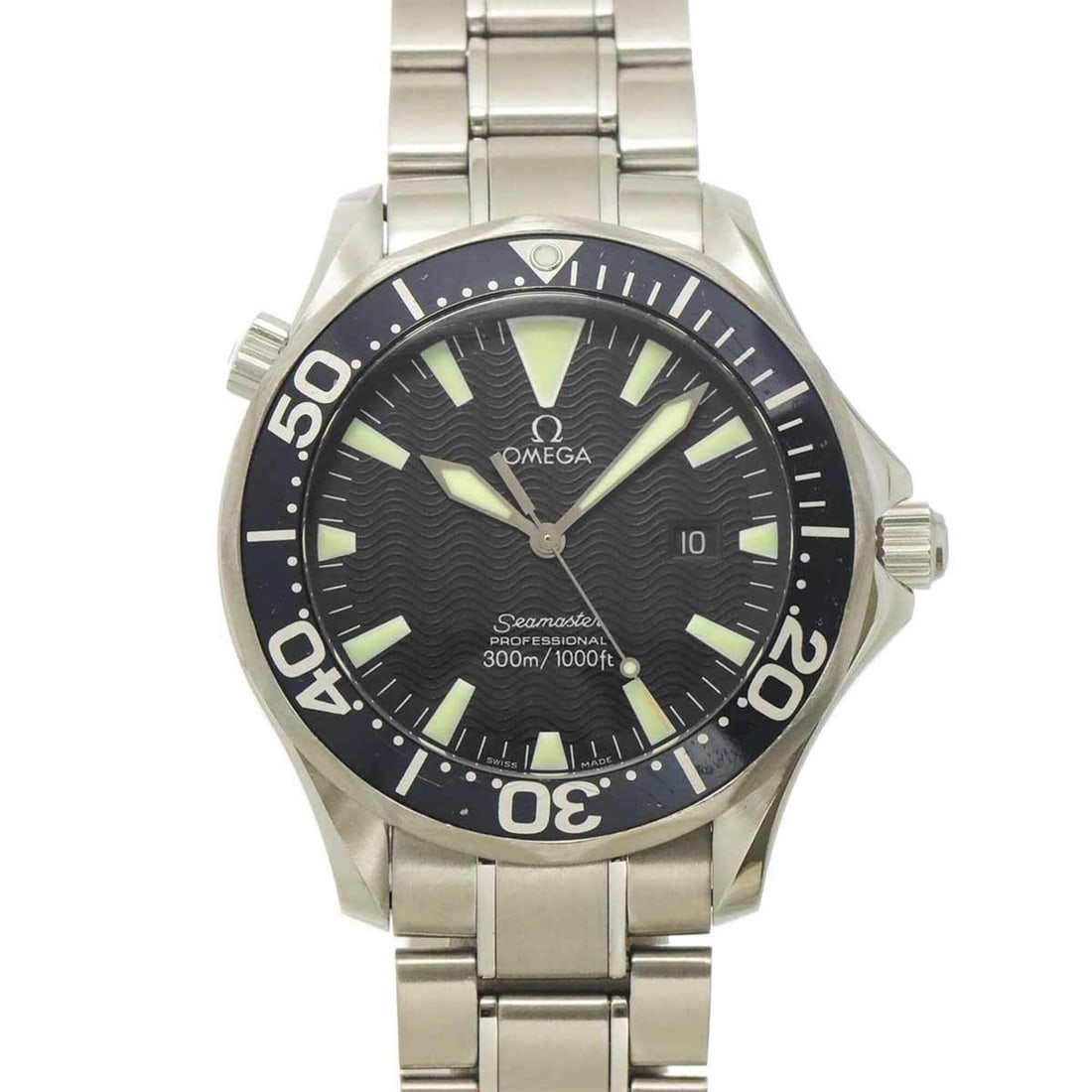 Omega Seamaster Professional 300 2264 50 Men's Watch, Date, Black, Quartz Watch: --- Catalog ---Category: SizeWrist Size: 20cm / 7.87''Case Diameter: 41mm / 1.61''Category: DesignType: WristwatchGender: MenColor (Dial): BlackMaterial (Band): Stainless steelMaterial (Case): Stainle