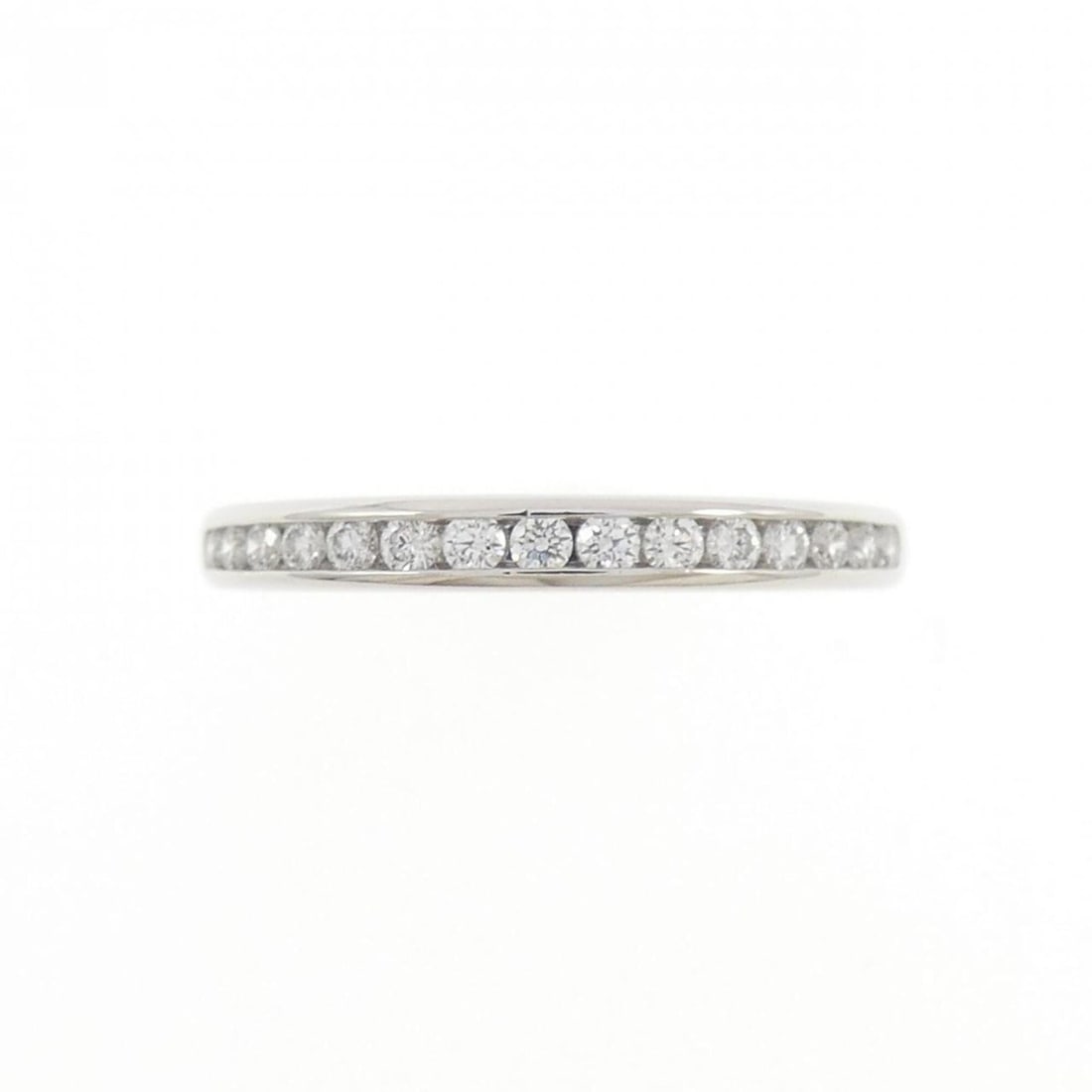 Tiffany Half Circle Channel Setting Ring - 2